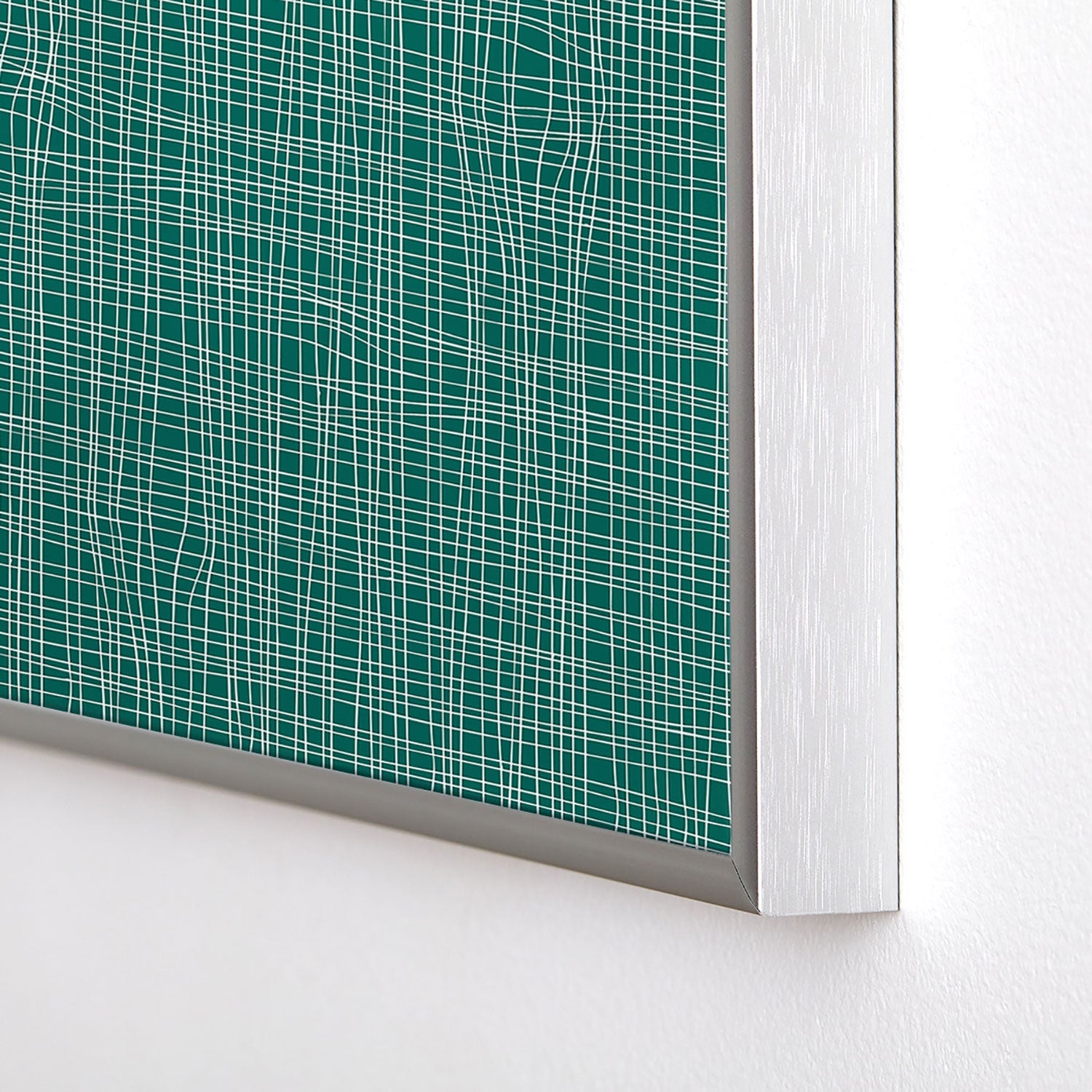 Camilla Foss Scandi Linen Square Metal Framed Art Print