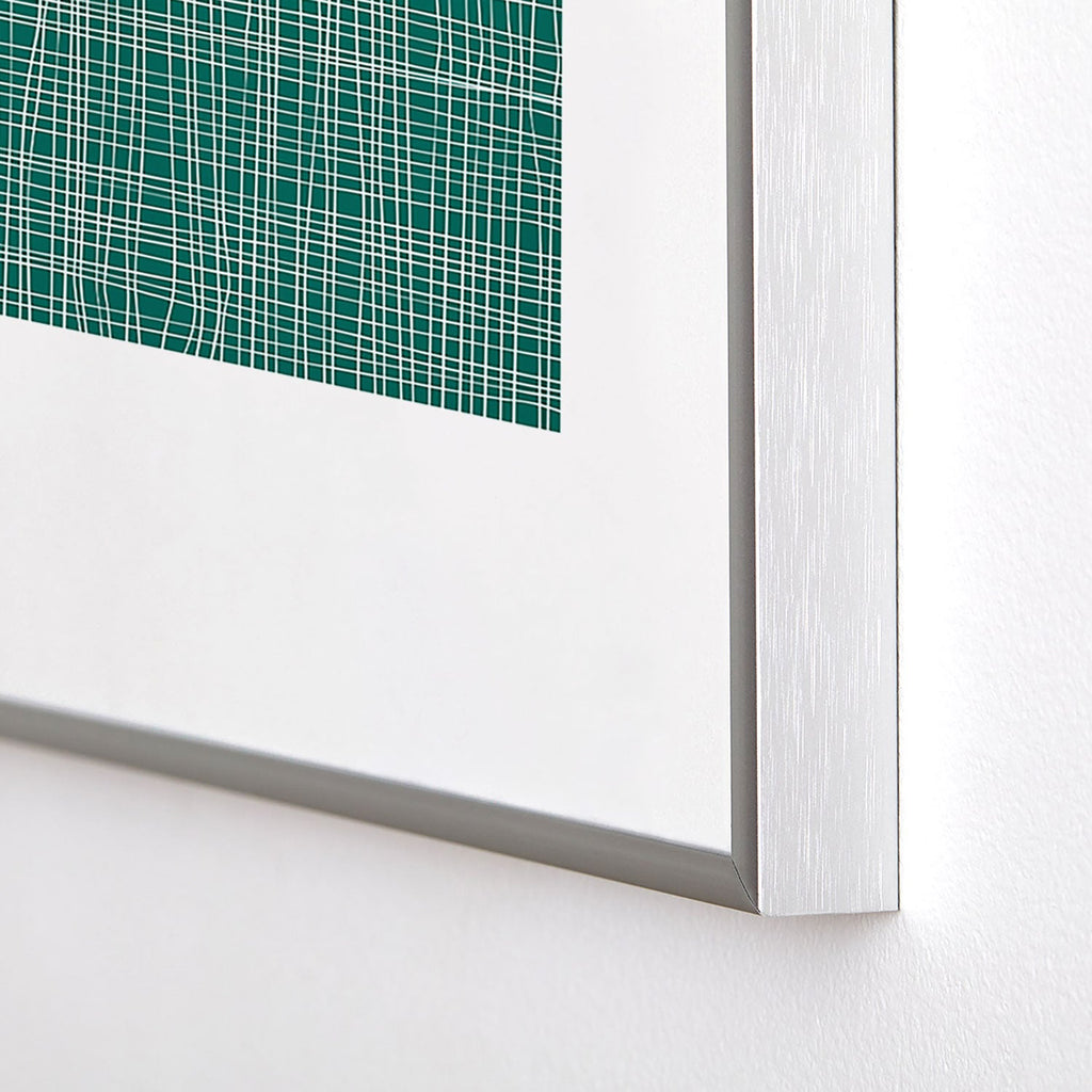 Camilla Foss Scandi Linen Metal Framed Art Print