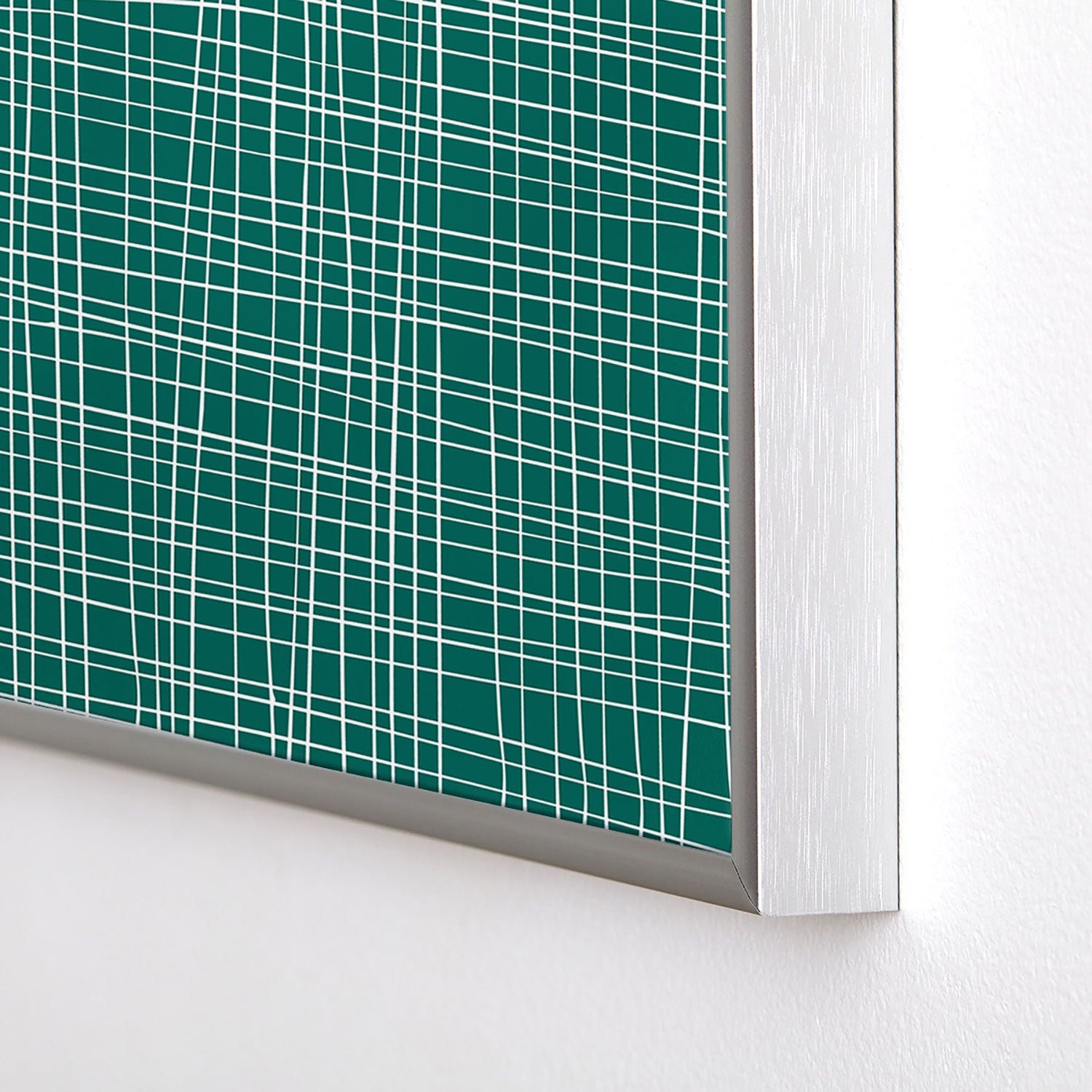 Camilla Foss Scandi Linen Square Metal Framed Art Print