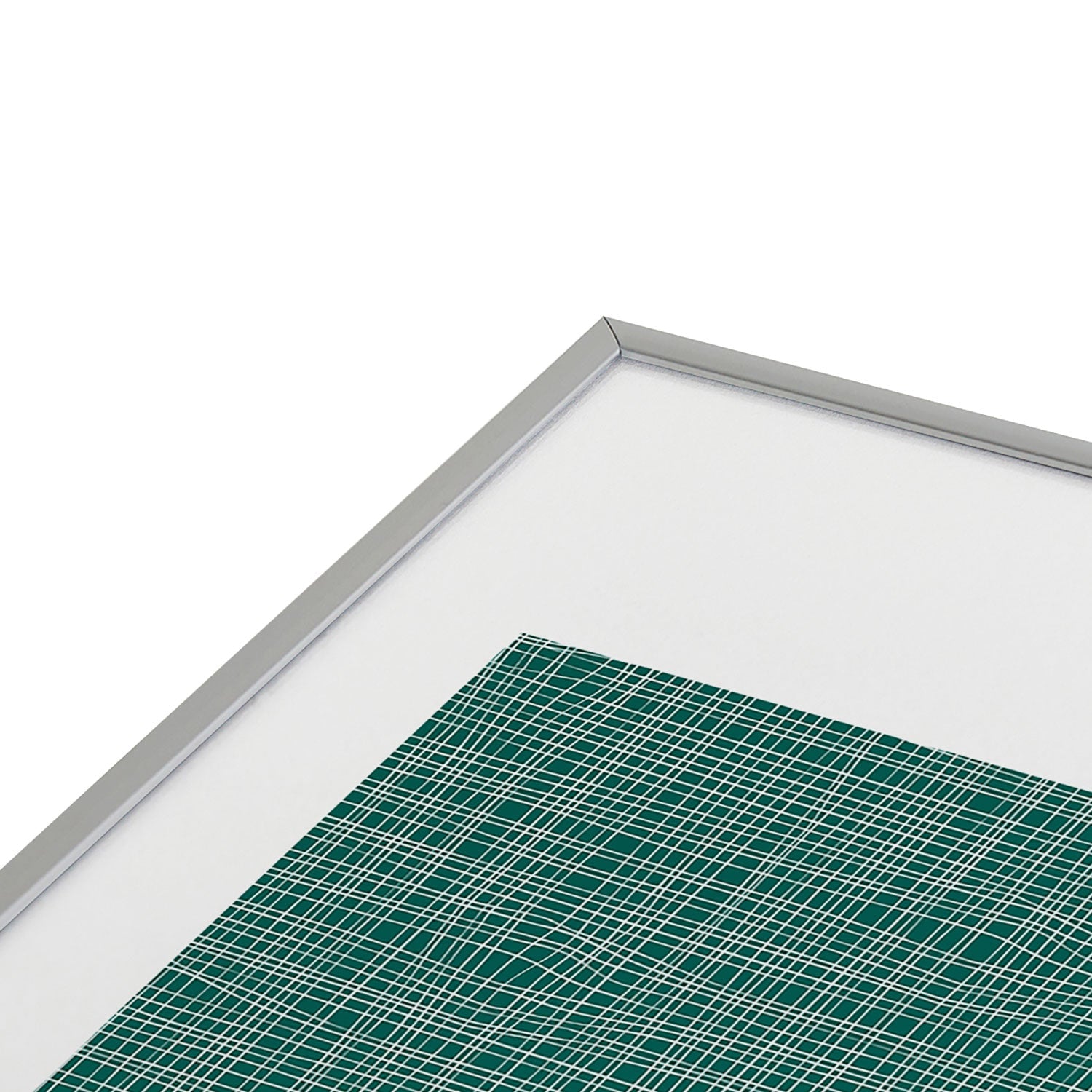 Camilla Foss Scandi Linen Metal Framed Art Print