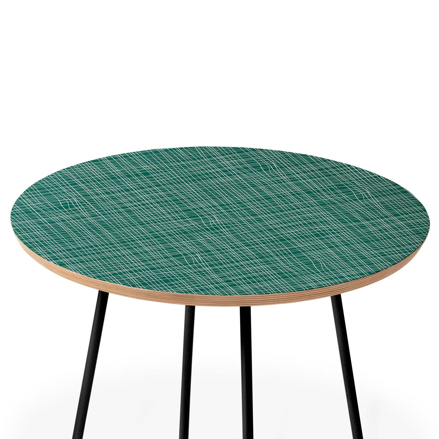 Camilla Foss Scandi Linen Round Side Table