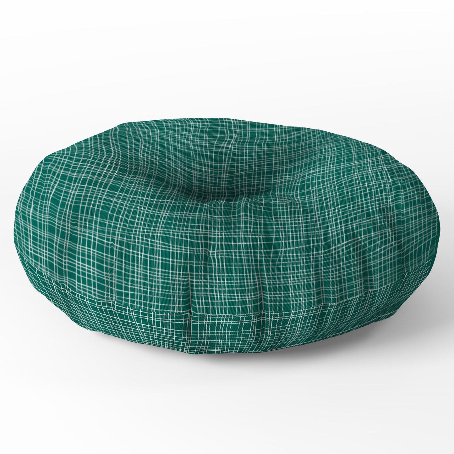Camilla Foss Scandi Linen Floor Pillow Round