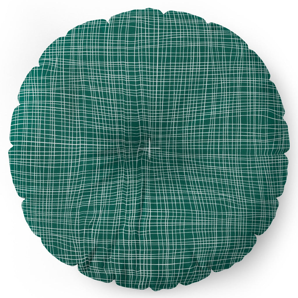 Camilla Foss Scandi Linen Floor Pillow Round