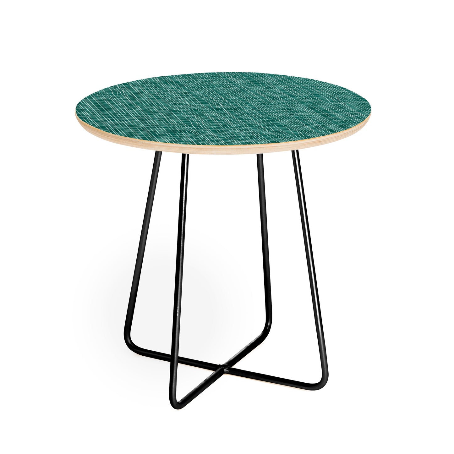 Camilla Foss Scandi Linen Round Side Table