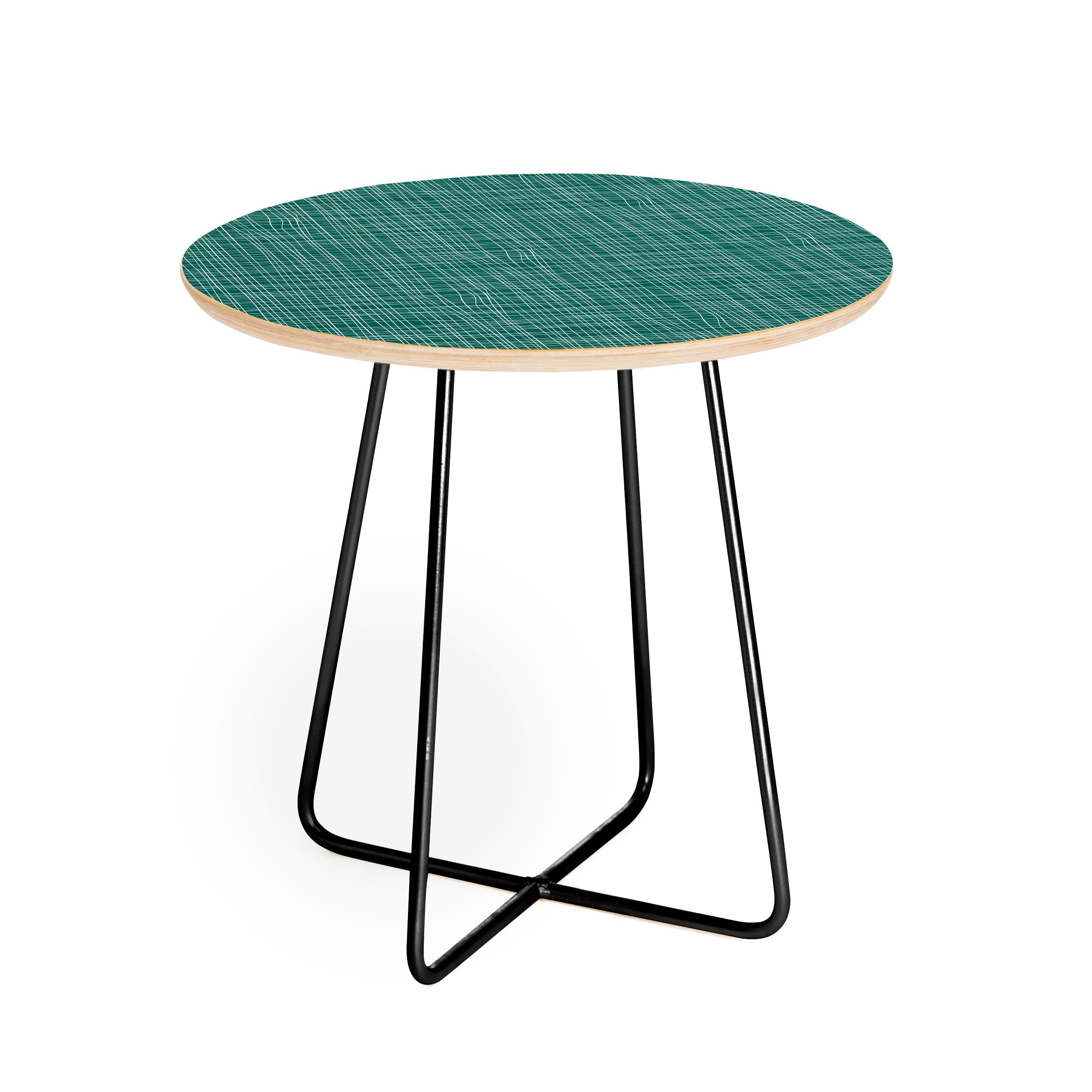 Camilla Foss Scandi Linen Round Side Table