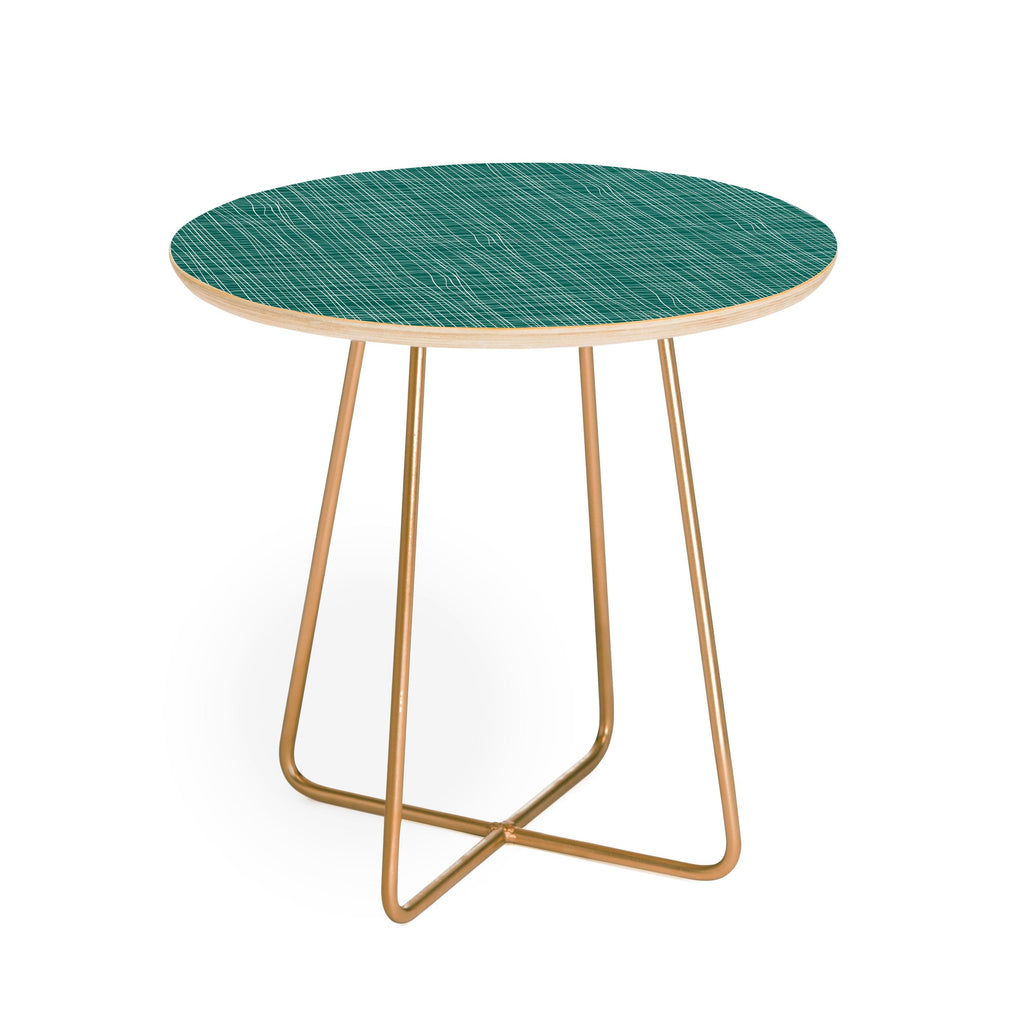 Camilla Foss Scandi Linen Round Side Table