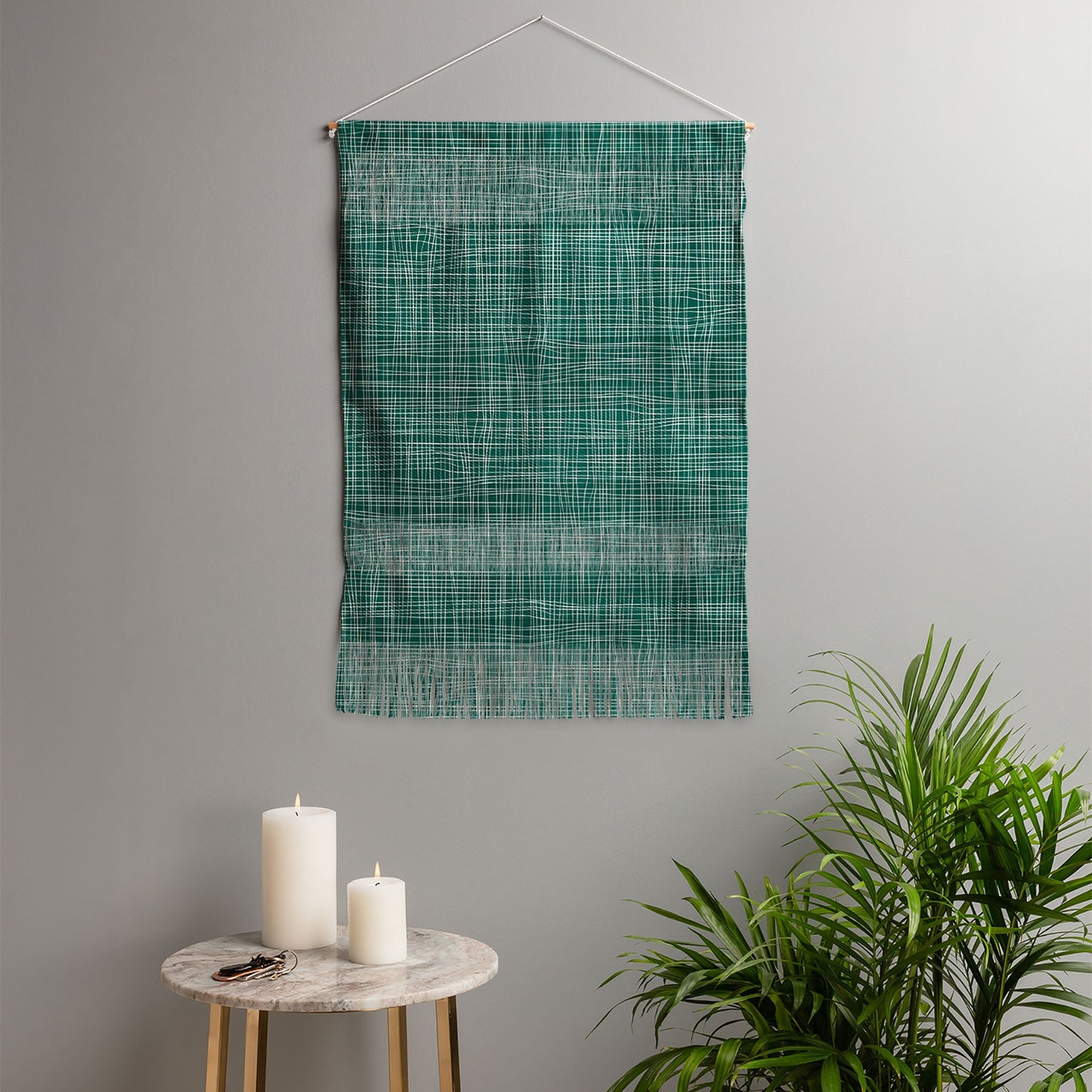 Camilla Foss Scandi Linen Wall Hanging Portrait