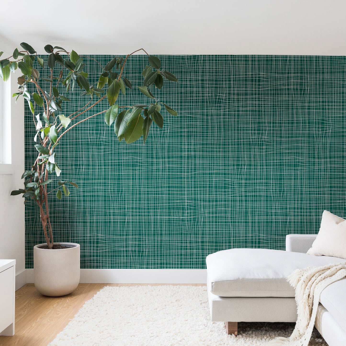 Camilla Foss Scandi Linen Wall Mural