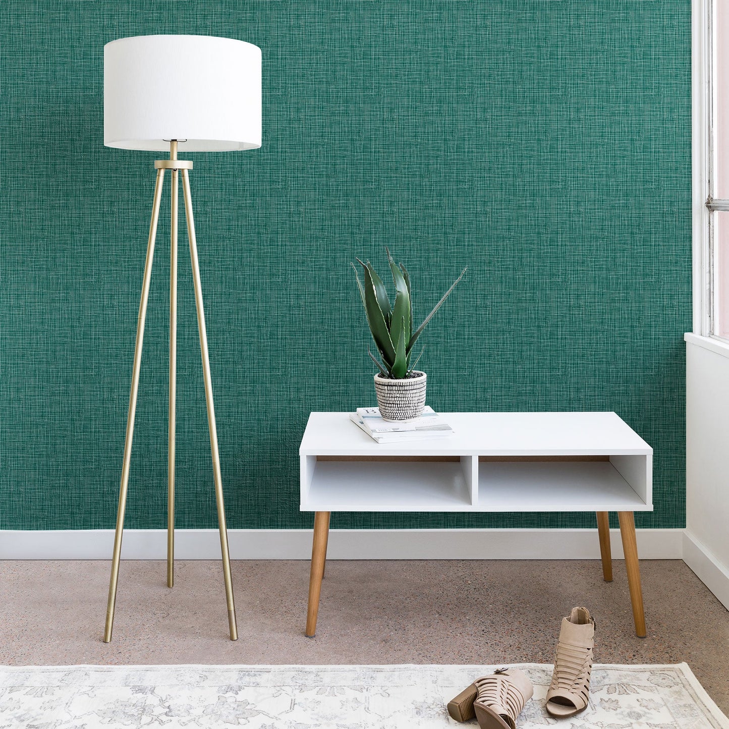 Camilla Foss Scandi Linen Wallpaper