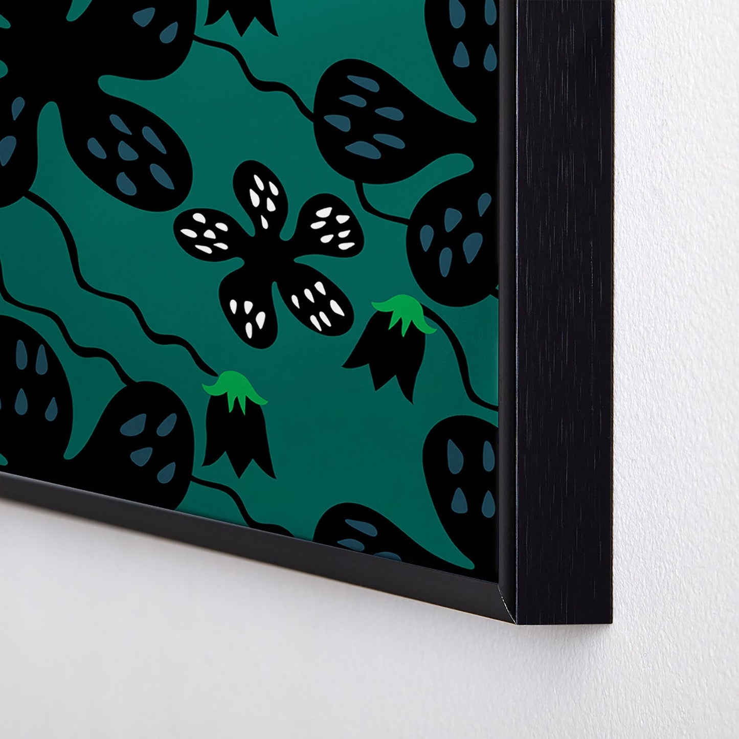 Camilla Foss Scandi Meadow Square Metal Framed Art Print