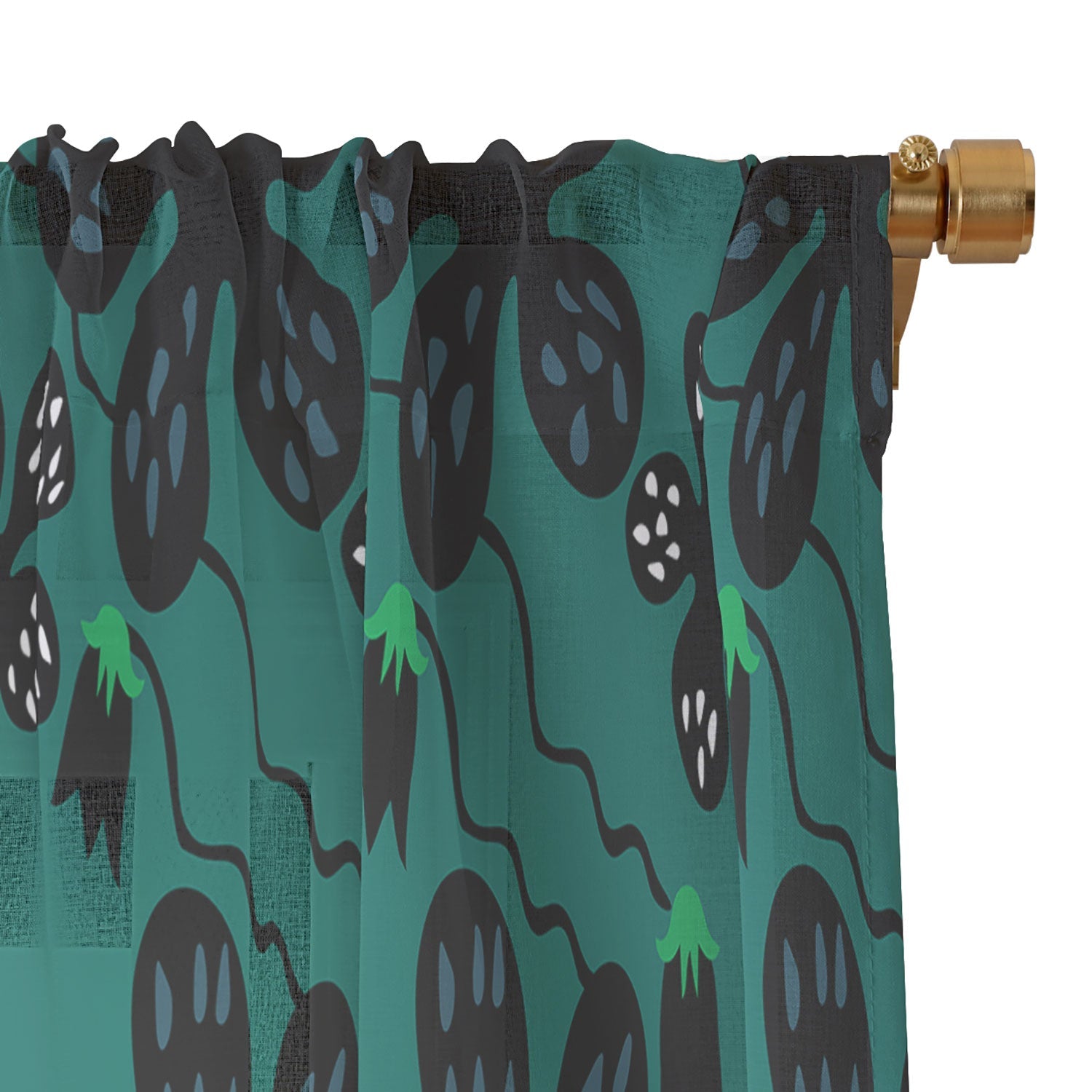 Camilla Foss Scandi Meadow Sheer Window Curtain