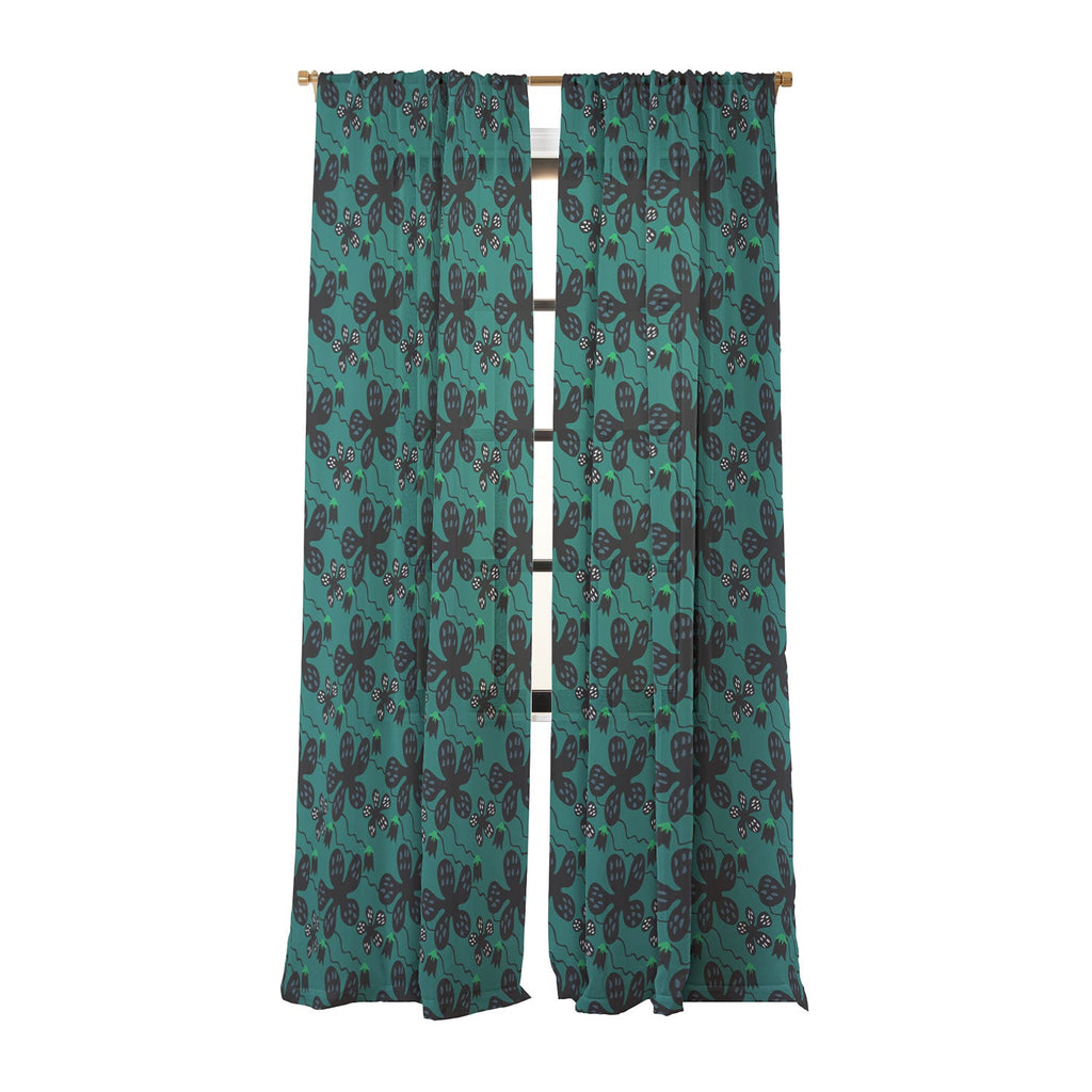 Camilla Foss Scandi Meadow Sheer Window Curtain