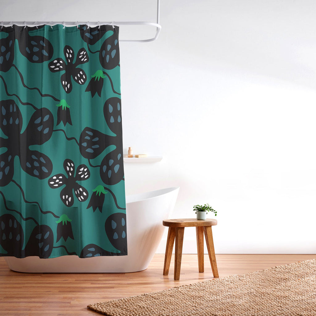 Camilla Foss Scandi Meadow Shower Curtain