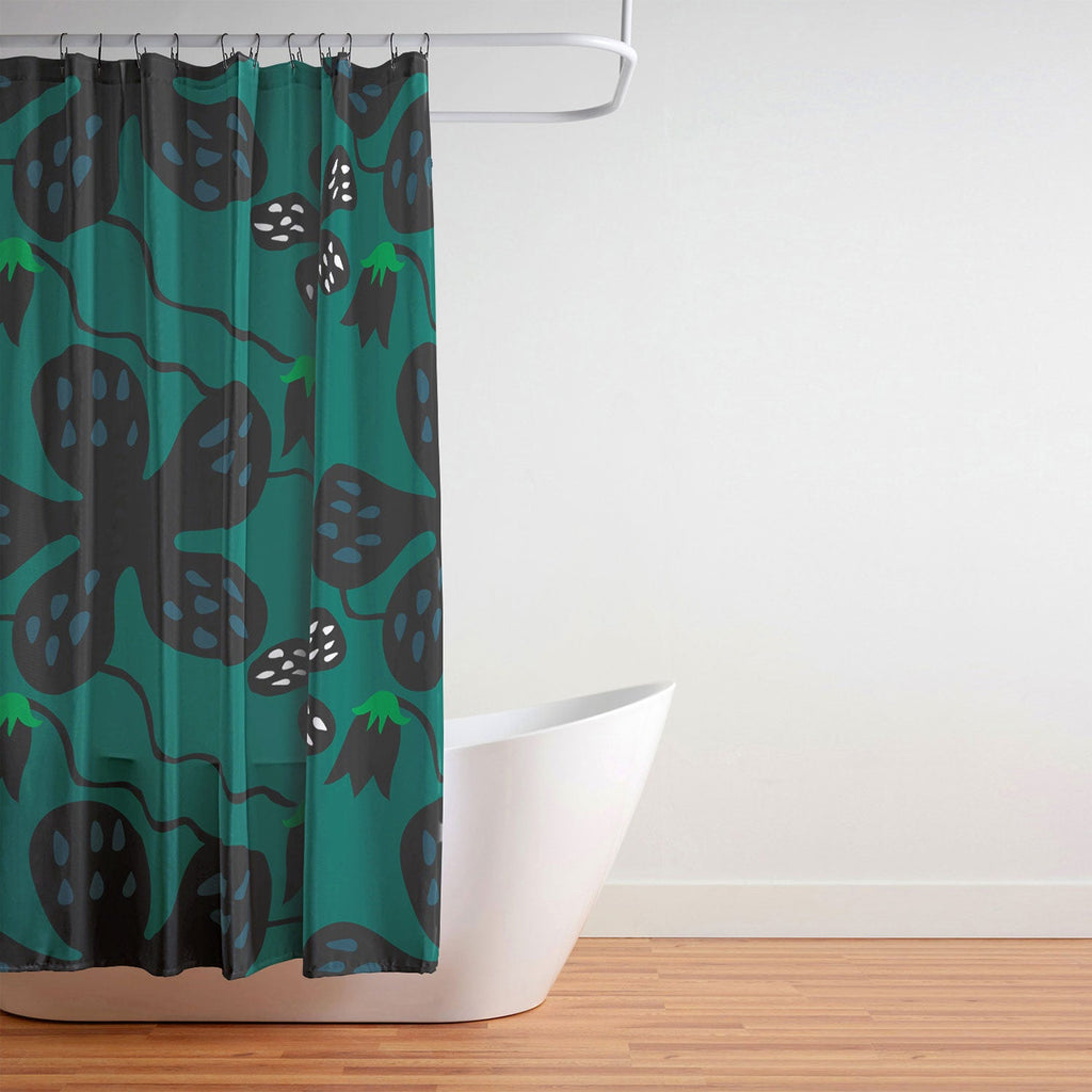 Camilla Foss Scandi Meadow Shower Curtain