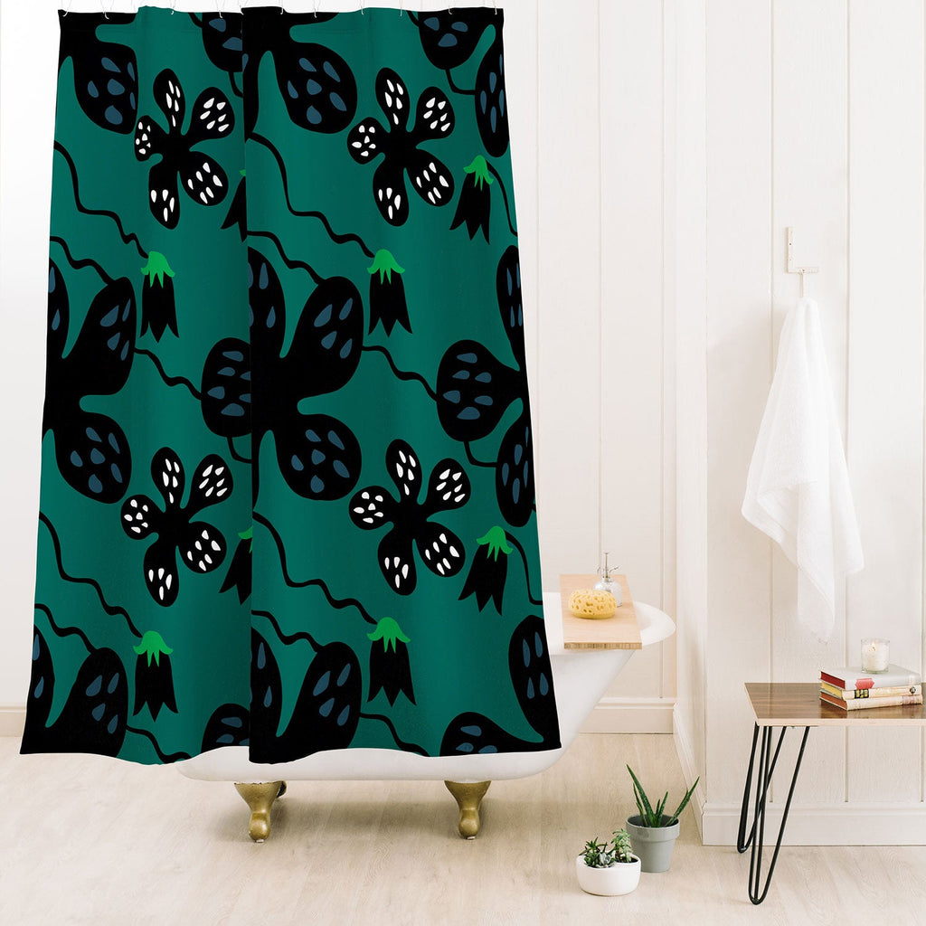 Camilla Foss Scandi Meadow Shower Curtain