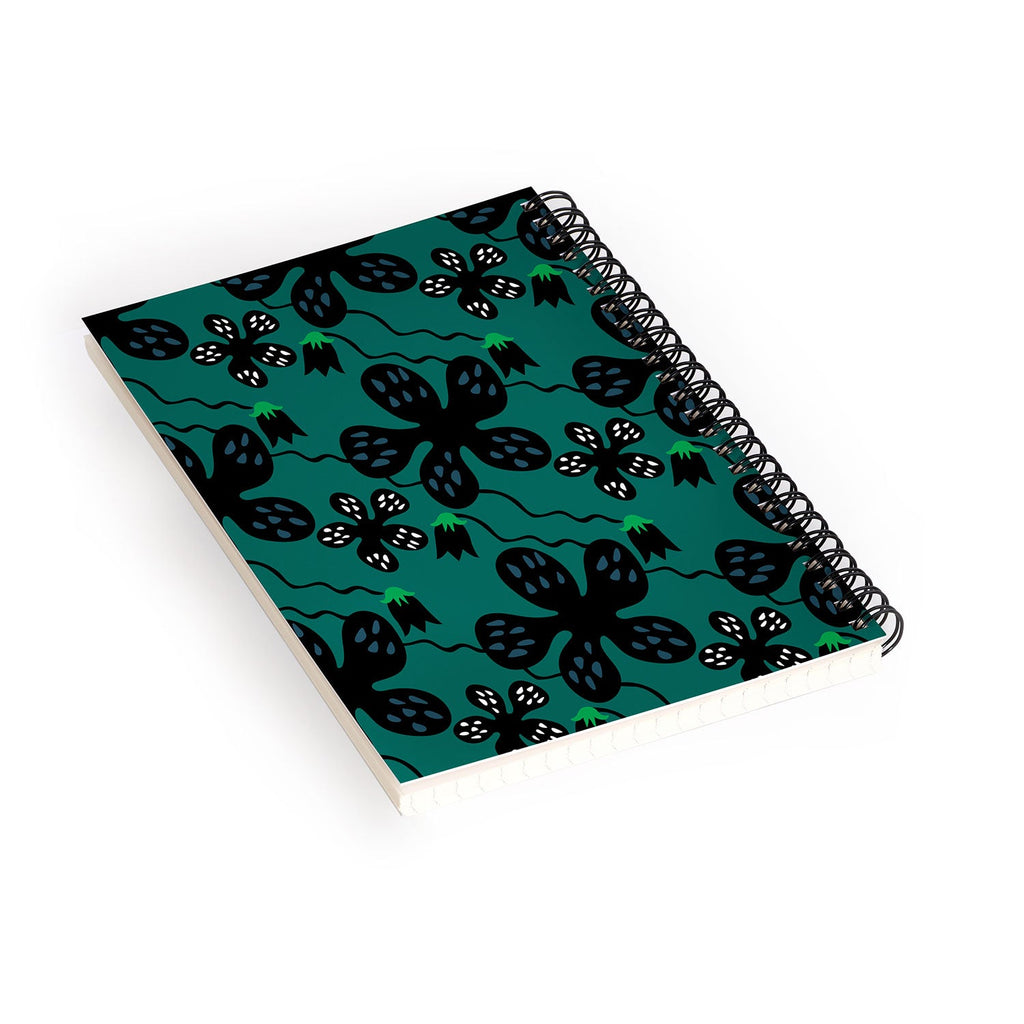 Camilla Foss Scandi Meadow Spiral Notebook