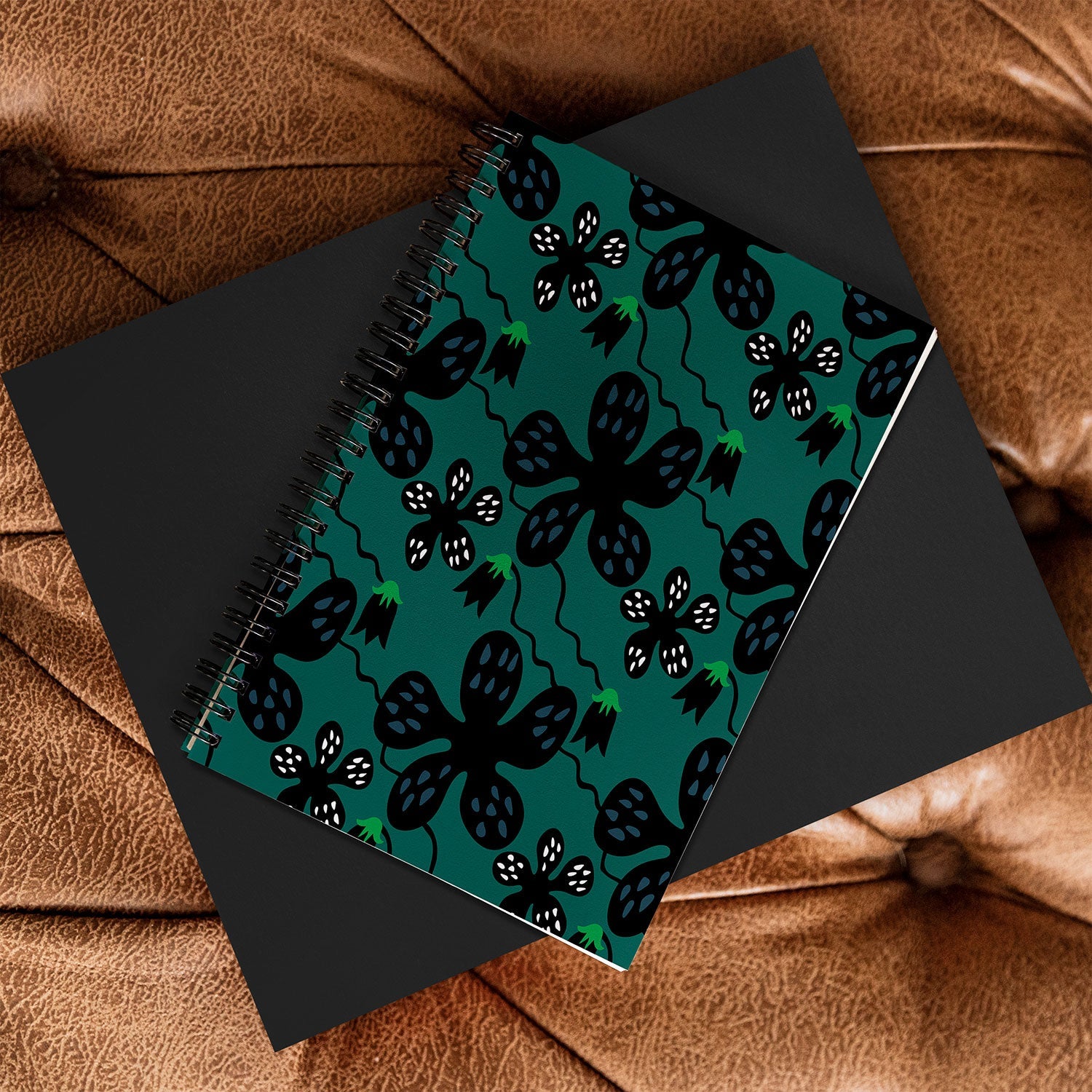 Camilla Foss Scandi Meadow Spiral Notebook