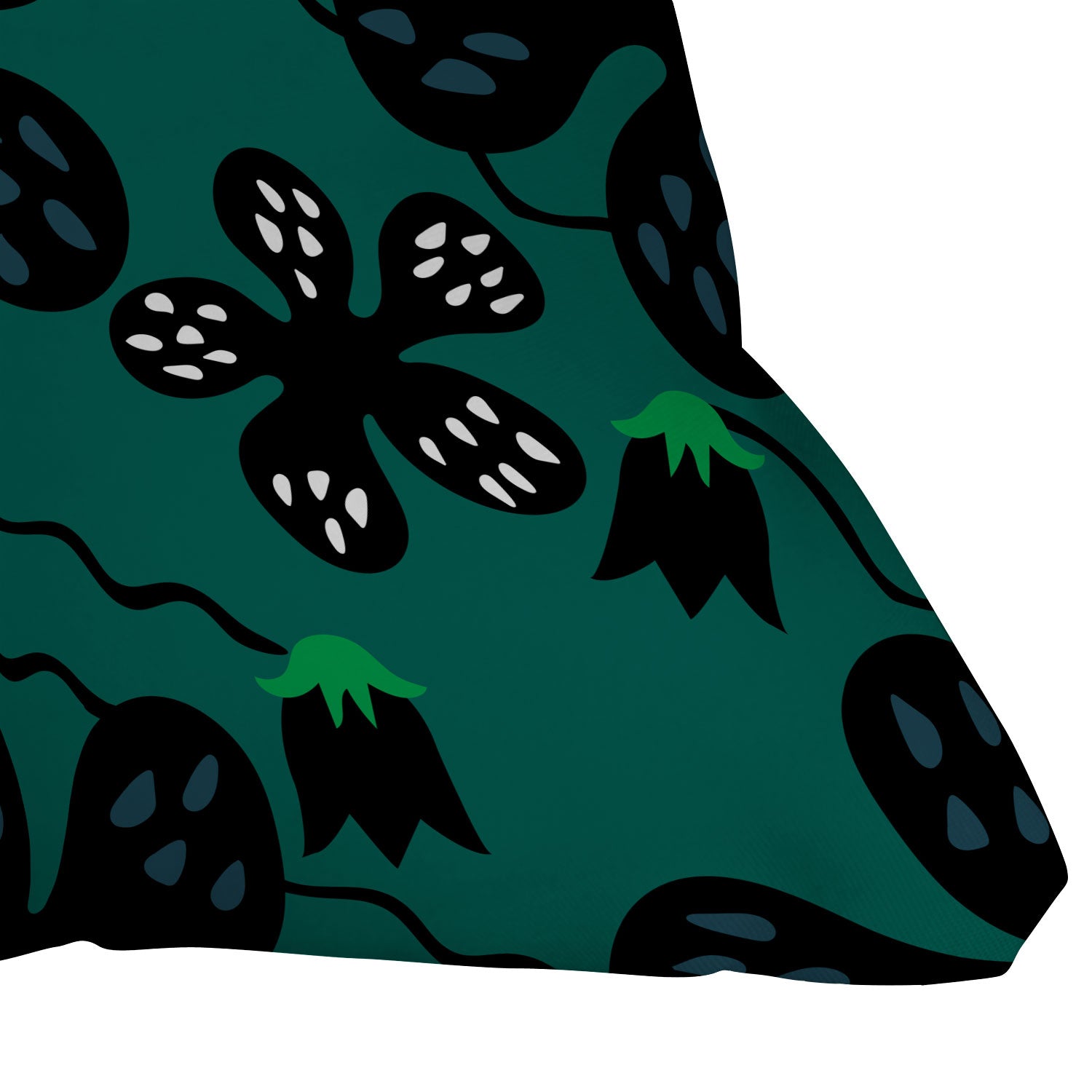Camilla Foss Scandi Meadow Throw Pillow