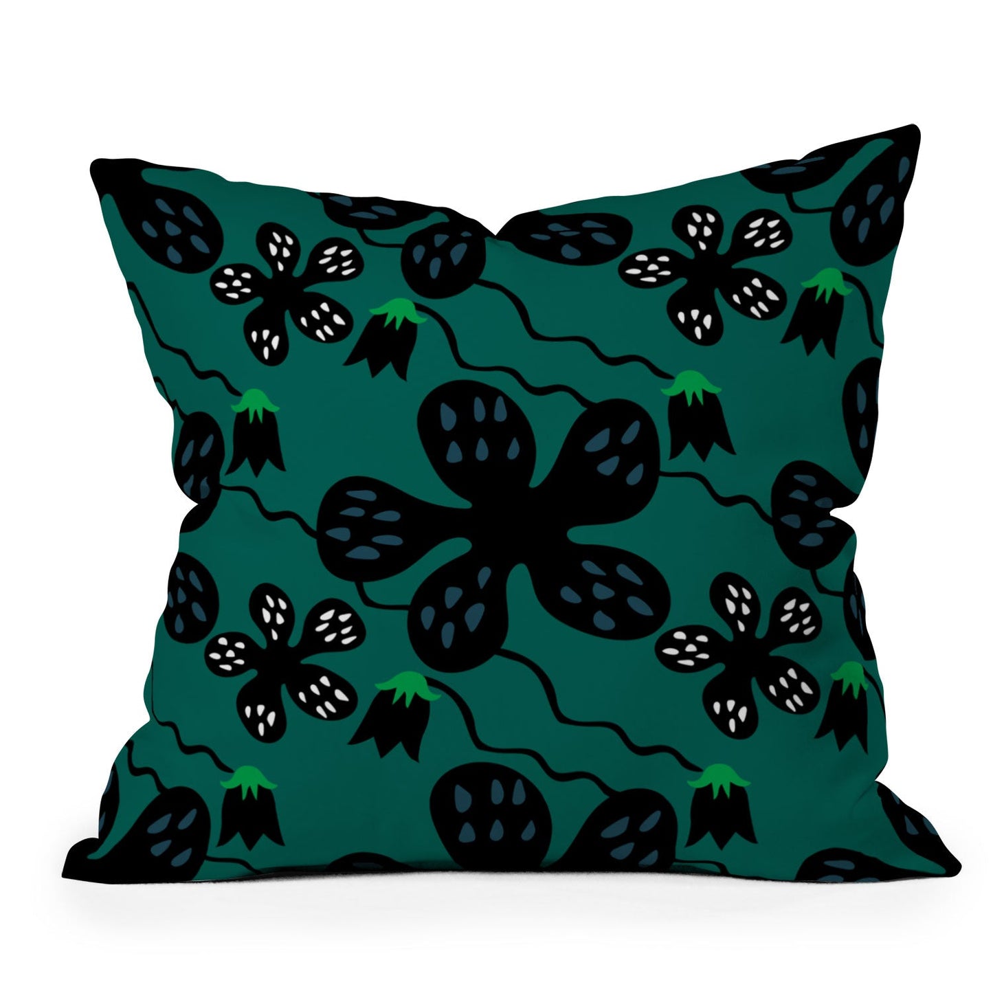 Camilla Foss Scandi Meadow Outdoor Throw Pillow