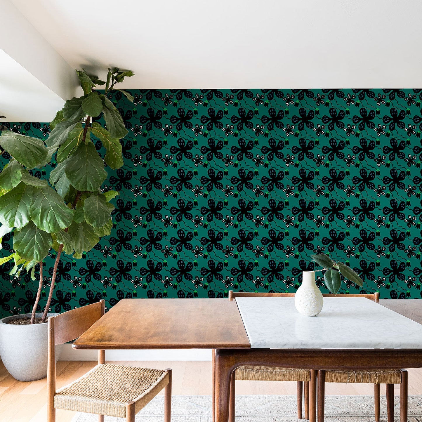 Camilla Foss Scandi Meadow Wallpaper