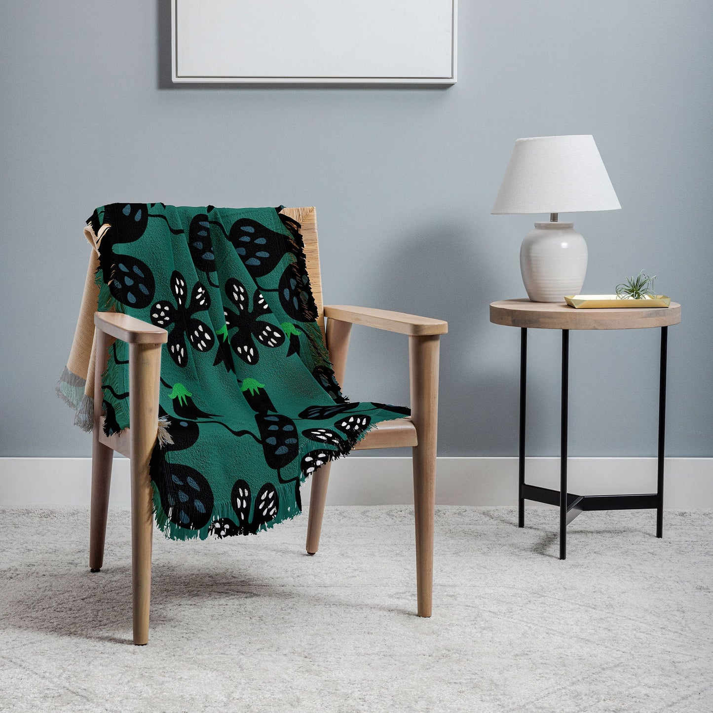 Camilla Foss Scandi Meadow Throw Blanket