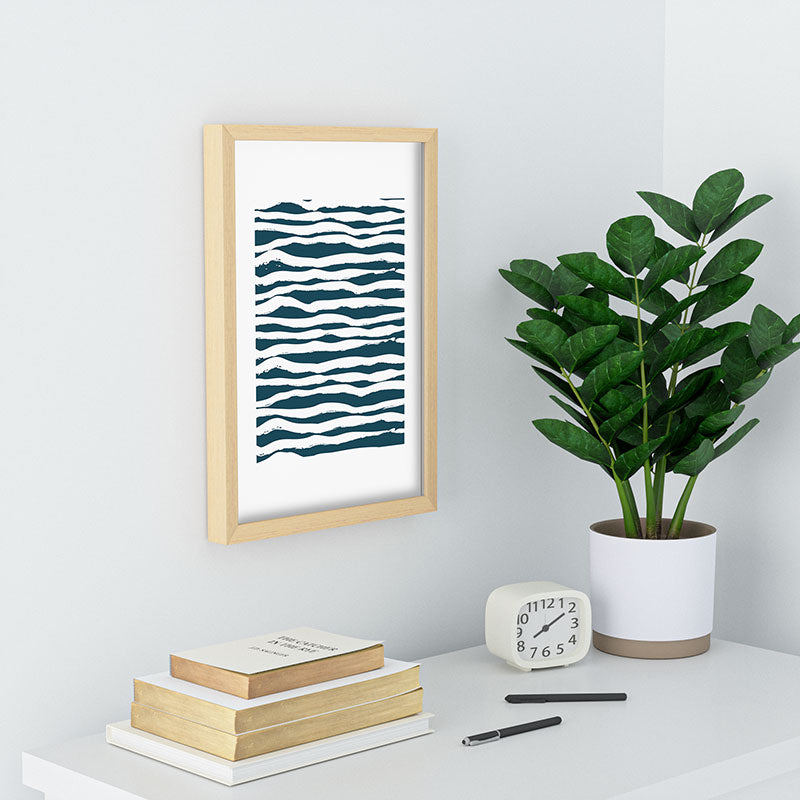 Camilla Foss Scandi Waves Recessed Framing Rectangle