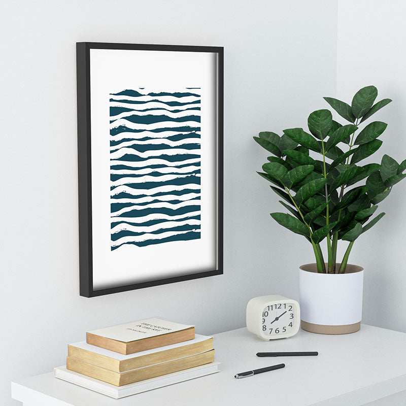 Camilla Foss Scandi Waves Recessed Framing Rectangle
