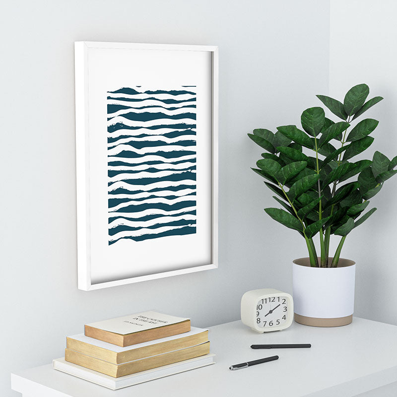 Camilla Foss Scandi Waves Recessed Framing Rectangle