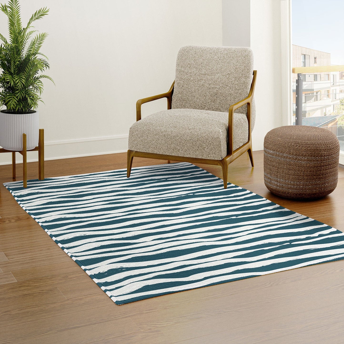 Camilla Foss Scandi Waves Area Rug