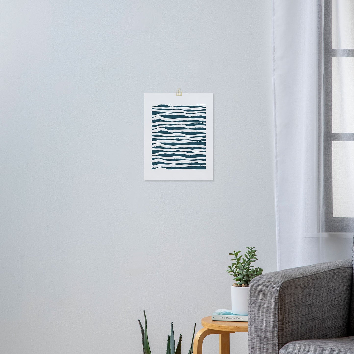 Camilla Foss Scandi Waves Art Print