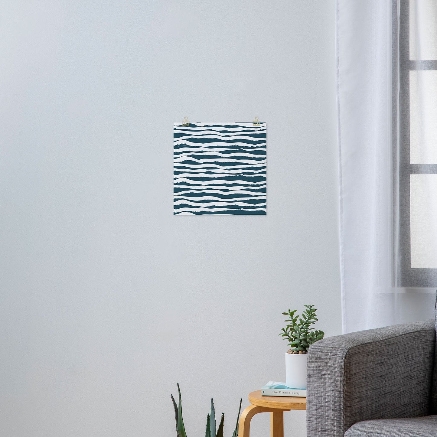 Camilla Foss Scandi Waves Art Print