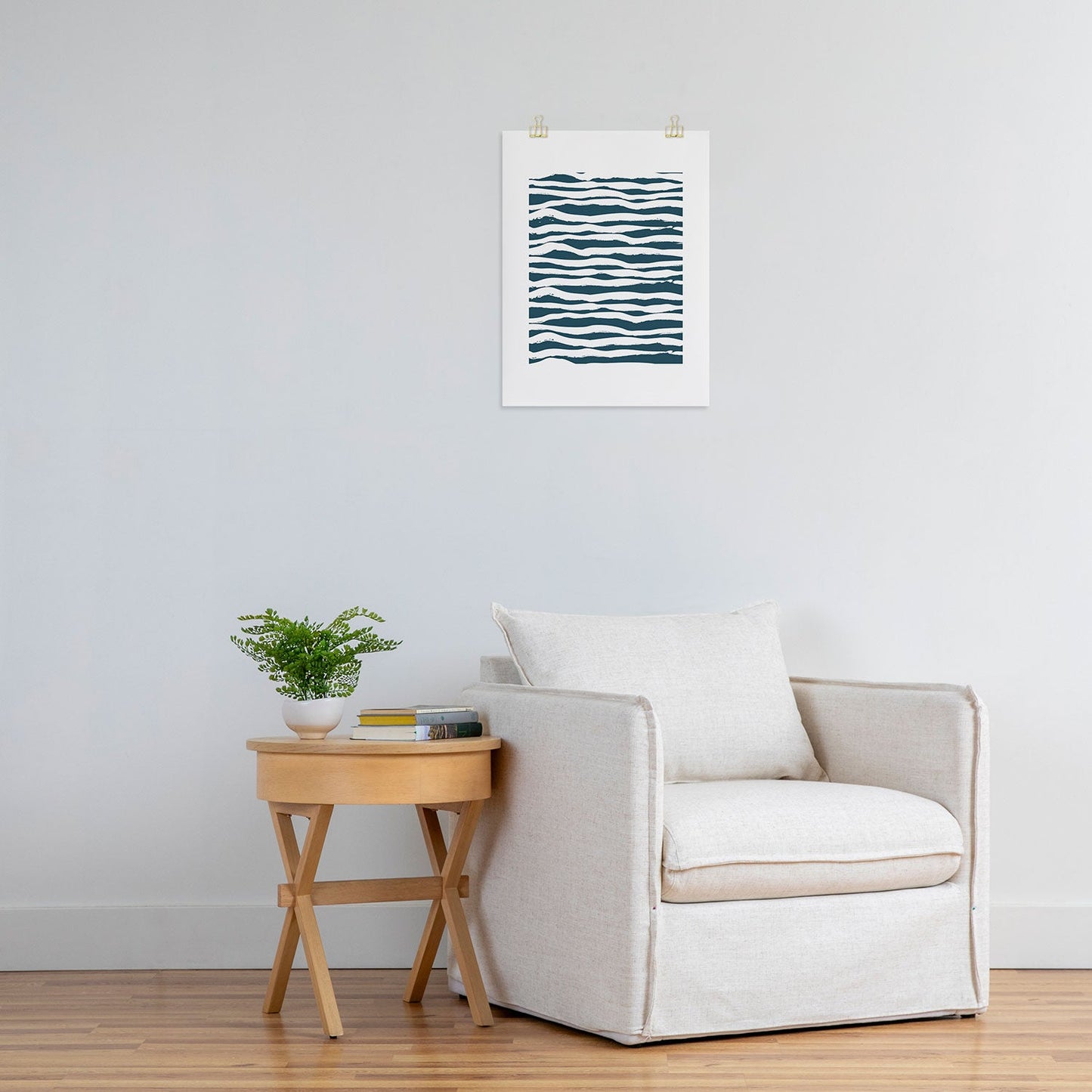 Camilla Foss Scandi Waves Art Print