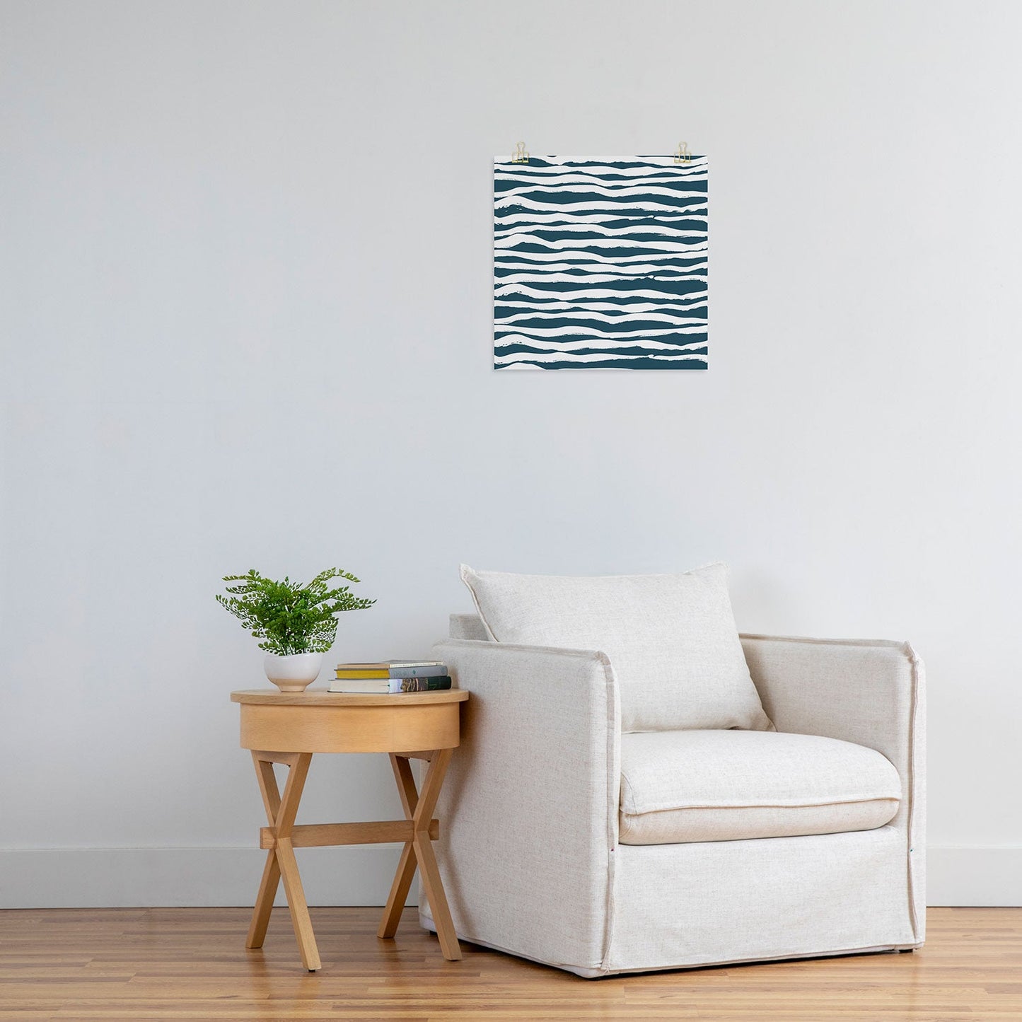Camilla Foss Scandi Waves Art Print