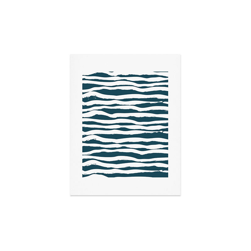 Camilla Foss Scandi Waves Art Print
