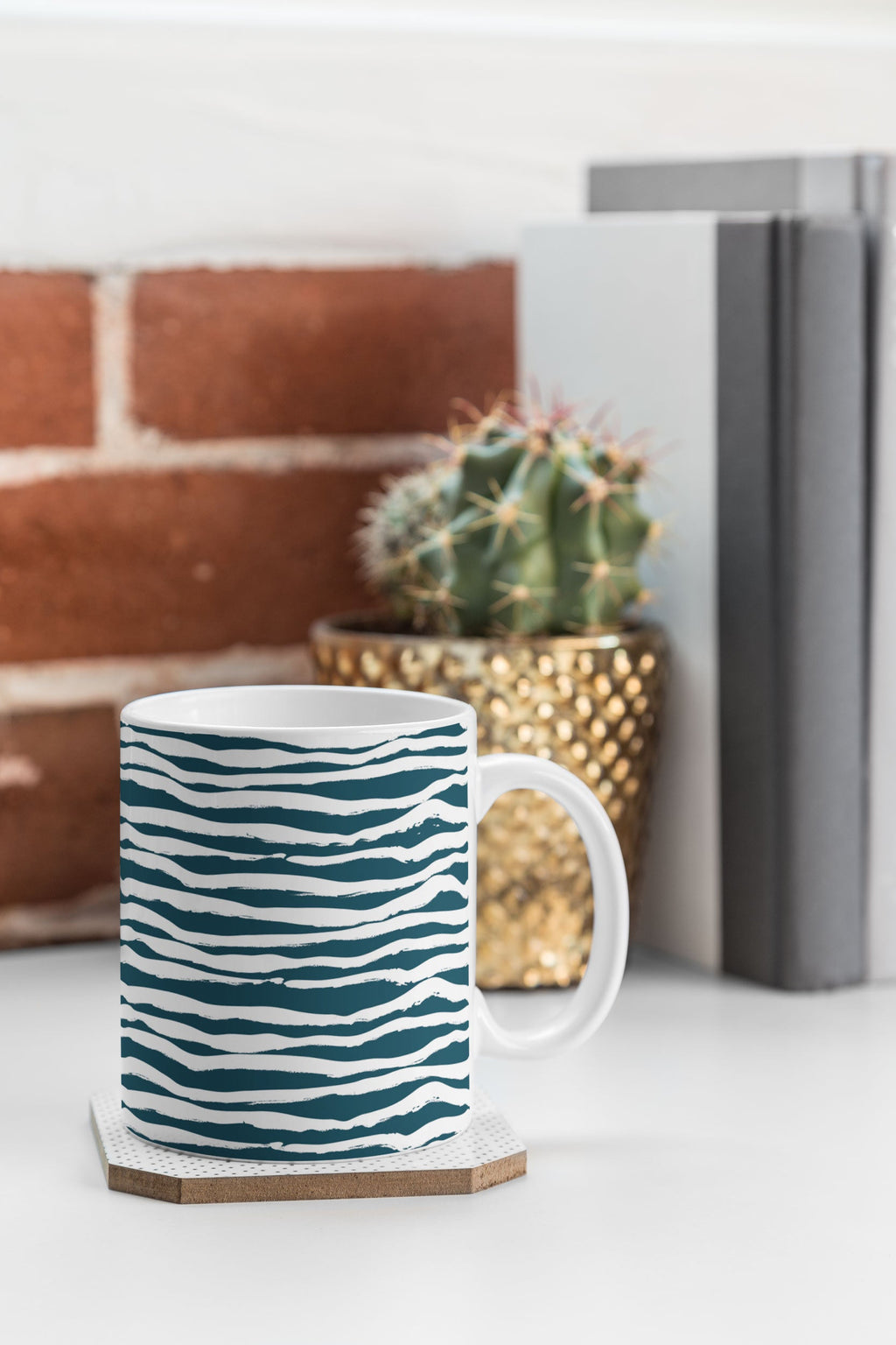 Camilla Foss Scandi Waves Coffee Mug