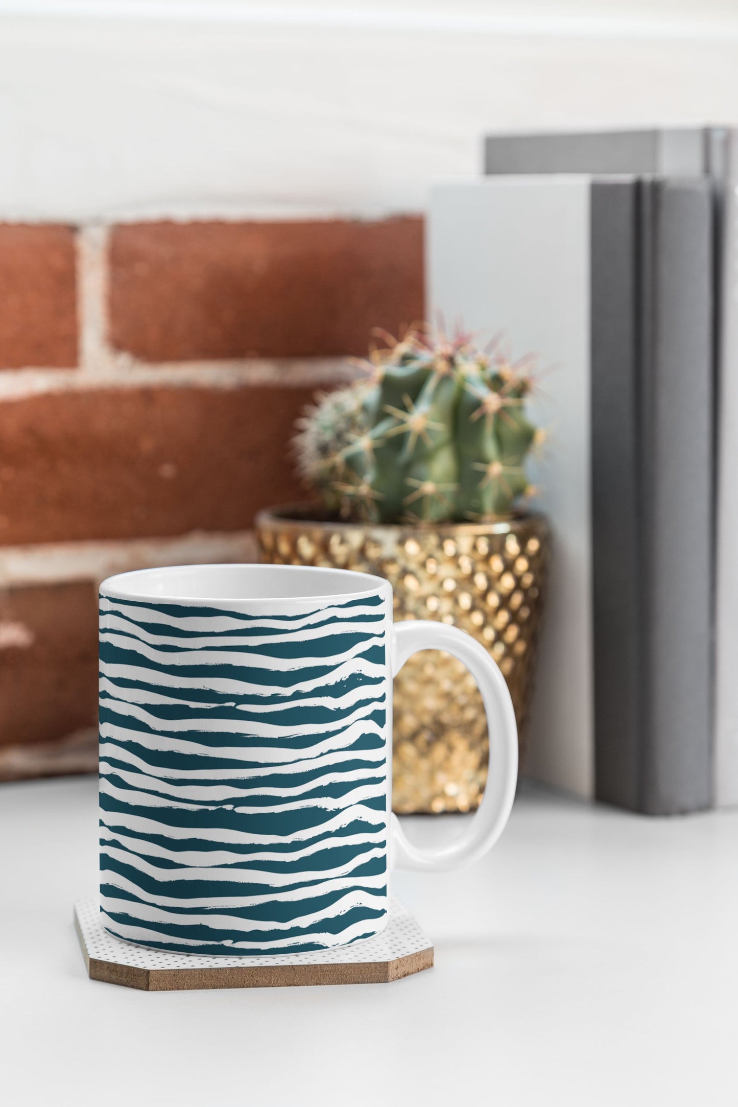 Camilla Foss Scandi Waves Coffee Mug