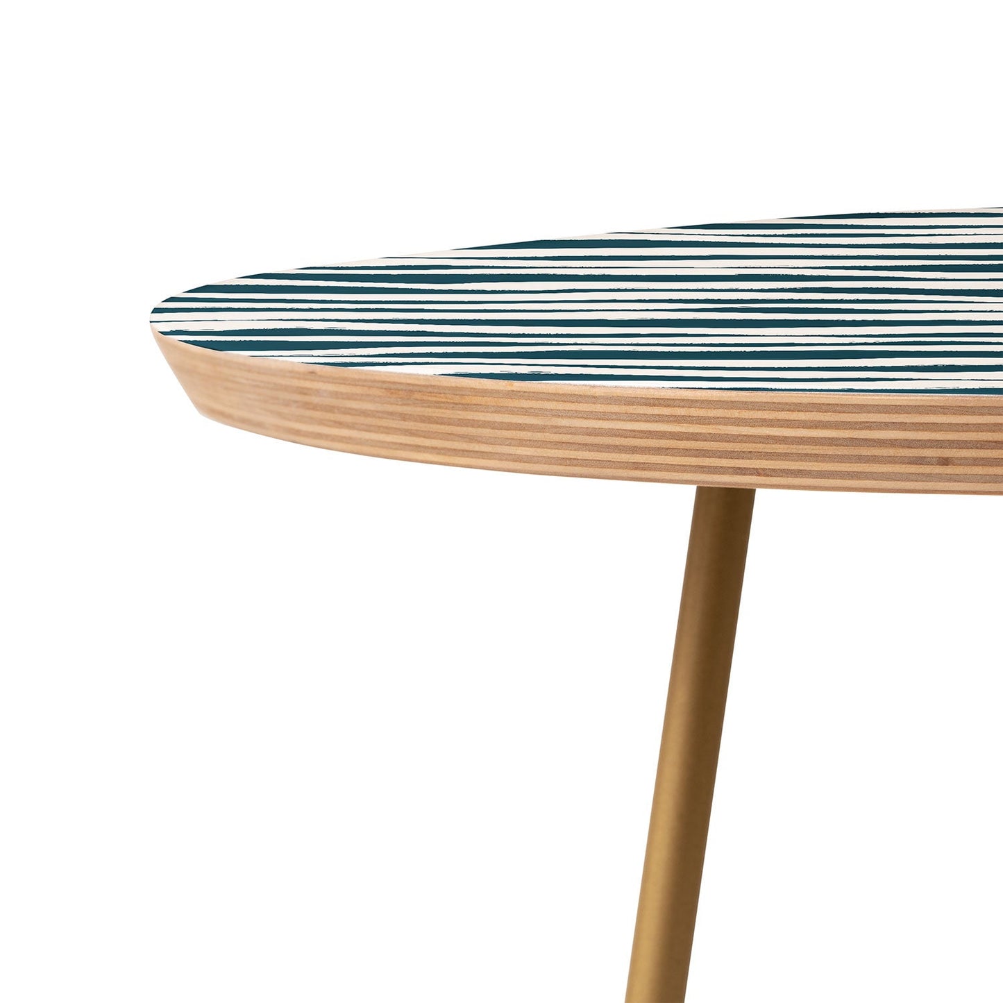 Camilla Foss Scandi Waves Round Side Table