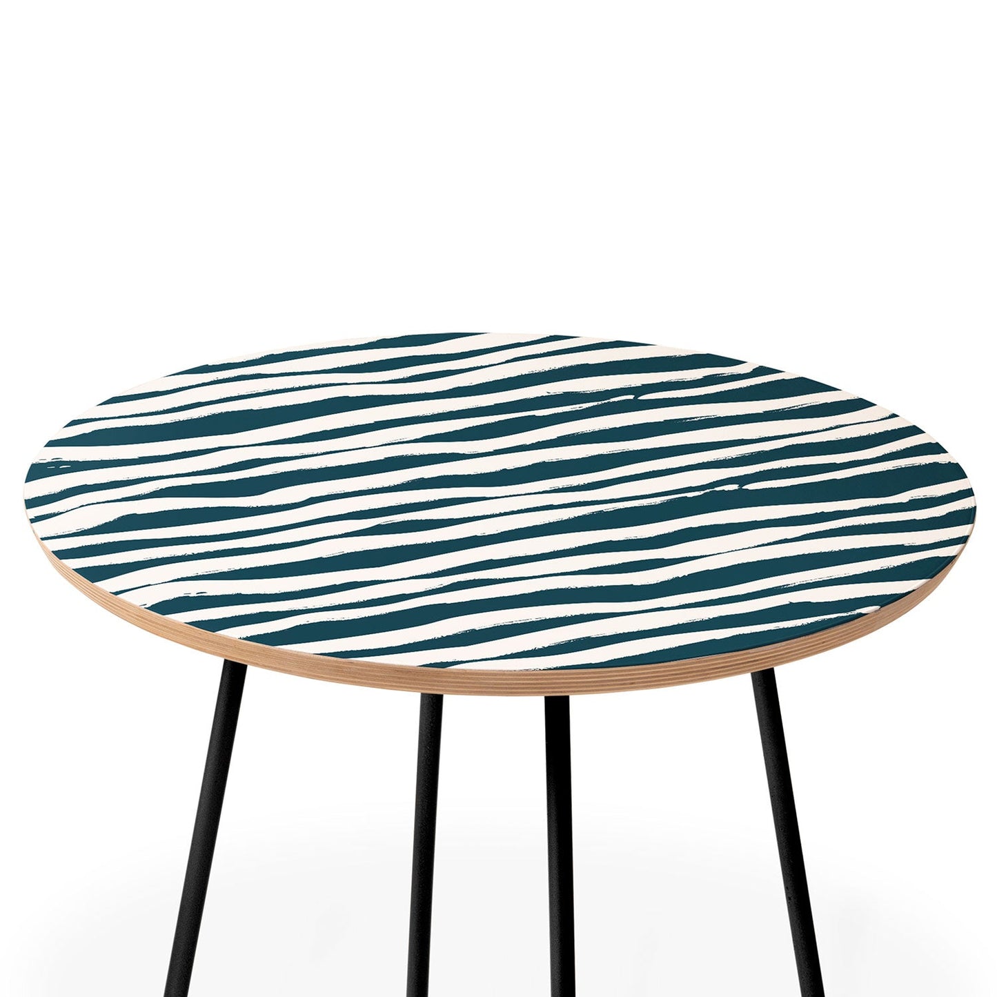 Camilla Foss Scandi Waves Round Side Table