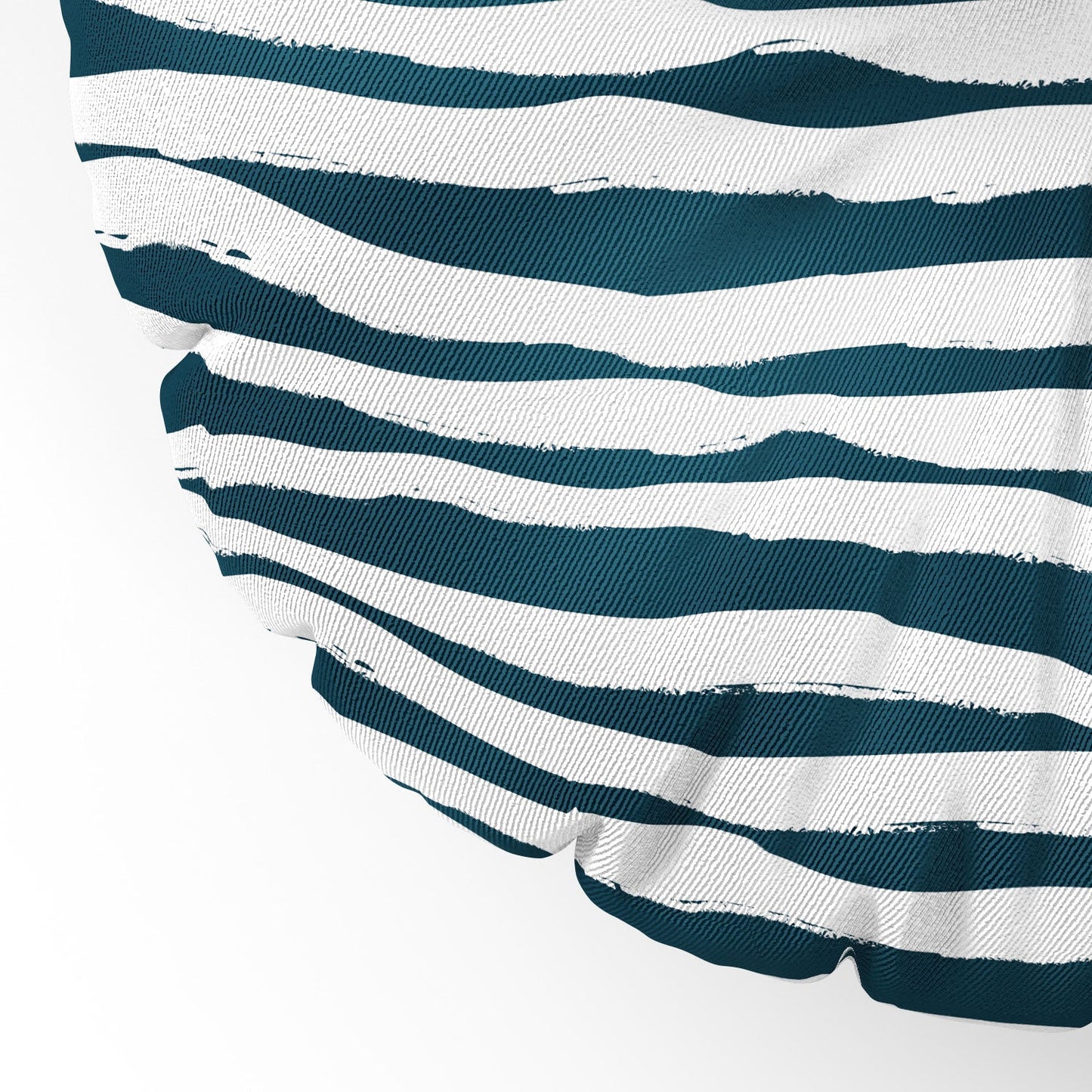 Camilla Foss Scandi Waves Floor Pillow Round