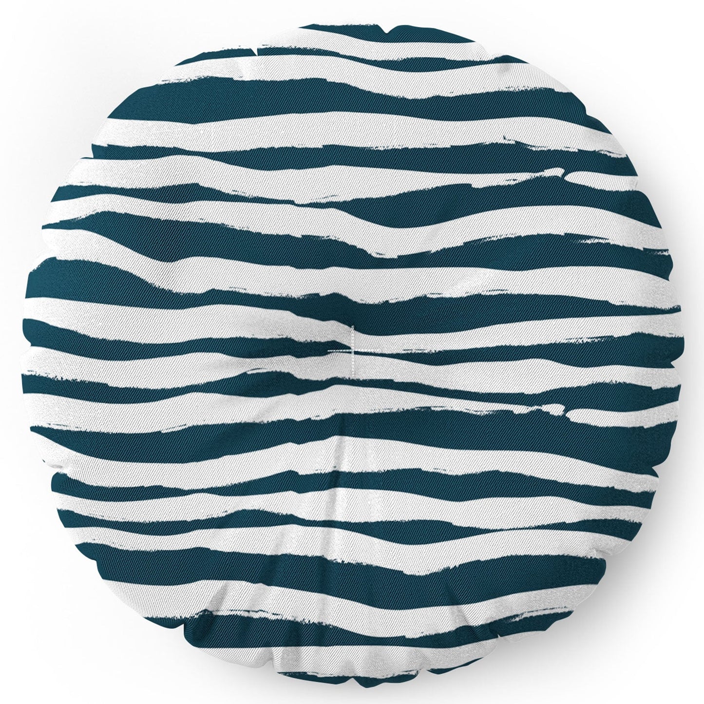 Camilla Foss Scandi Waves Floor Pillow Round