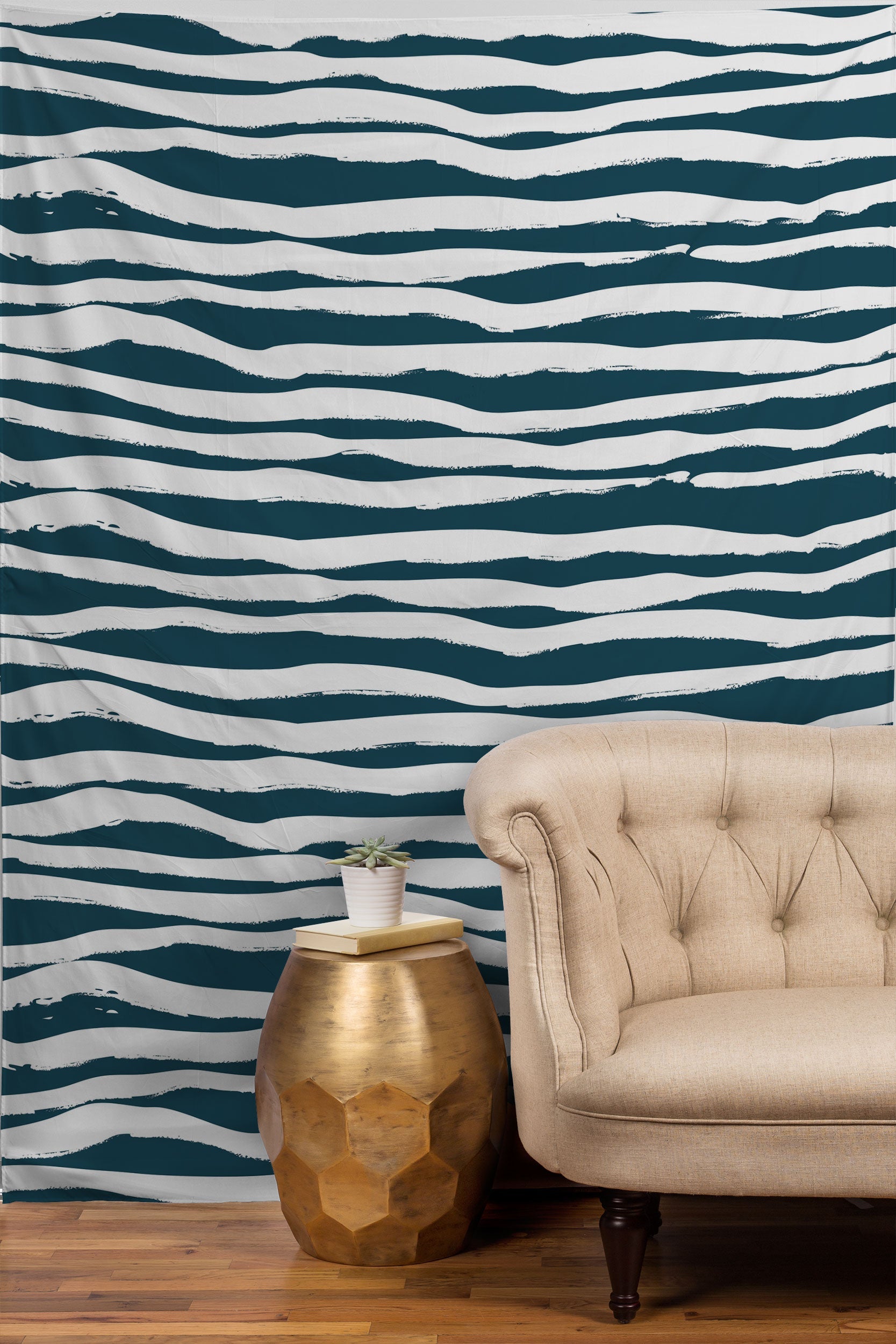 Camilla Foss Scandi Waves Tapestry