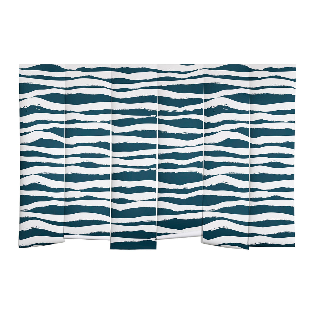 Camilla Foss Scandi Waves Wall Mural