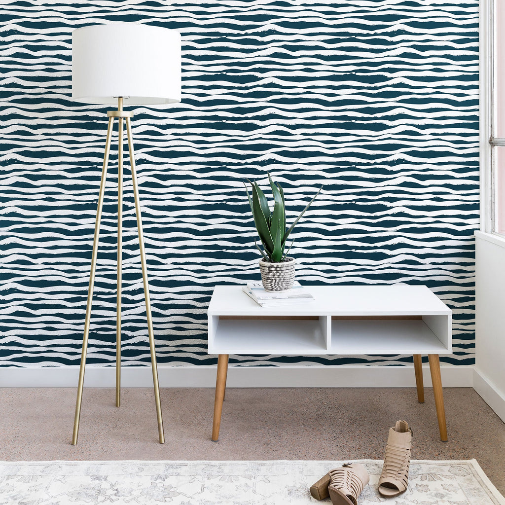 Camilla Foss Scandi Waves Wallpaper