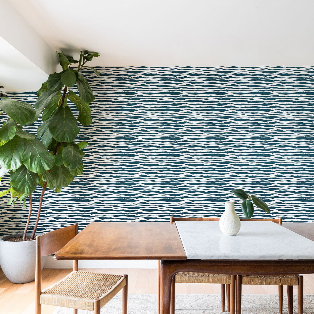Camilla Foss Scandi Waves Wallpaper