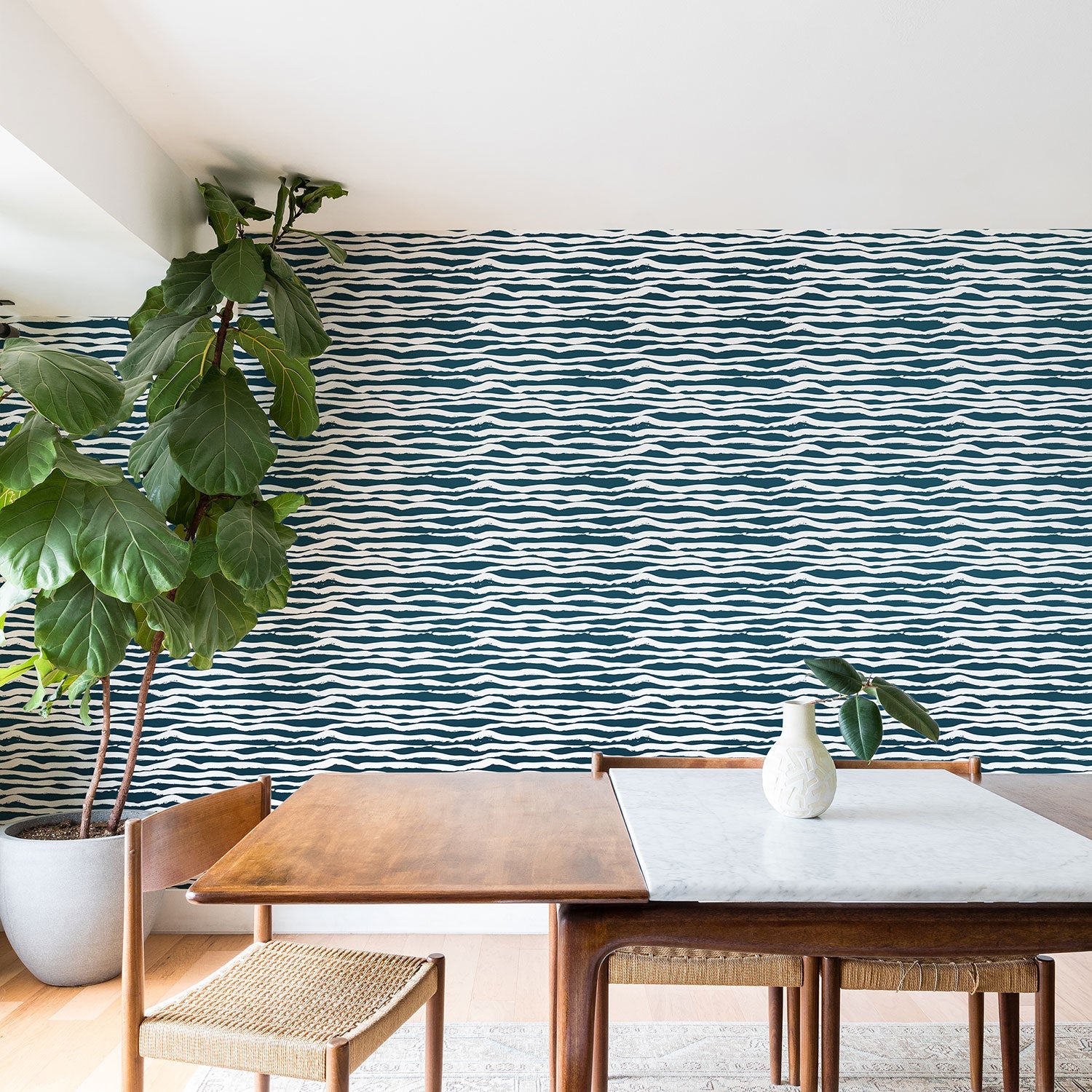 Camilla Foss Scandi Waves Wallpaper