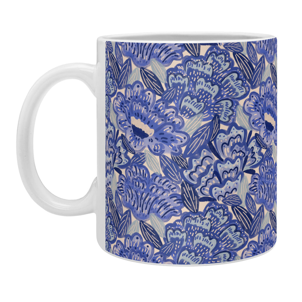 carriecantwell French Country Blue Floral Coffee Mug