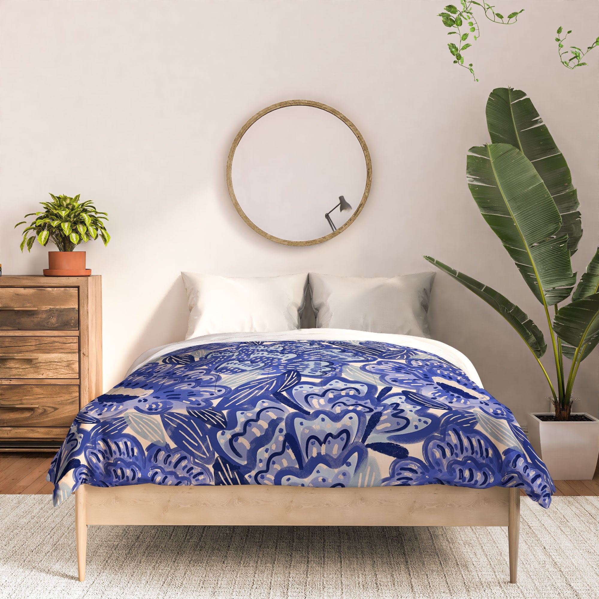carriecantwell French Country Blue Floral Comforter