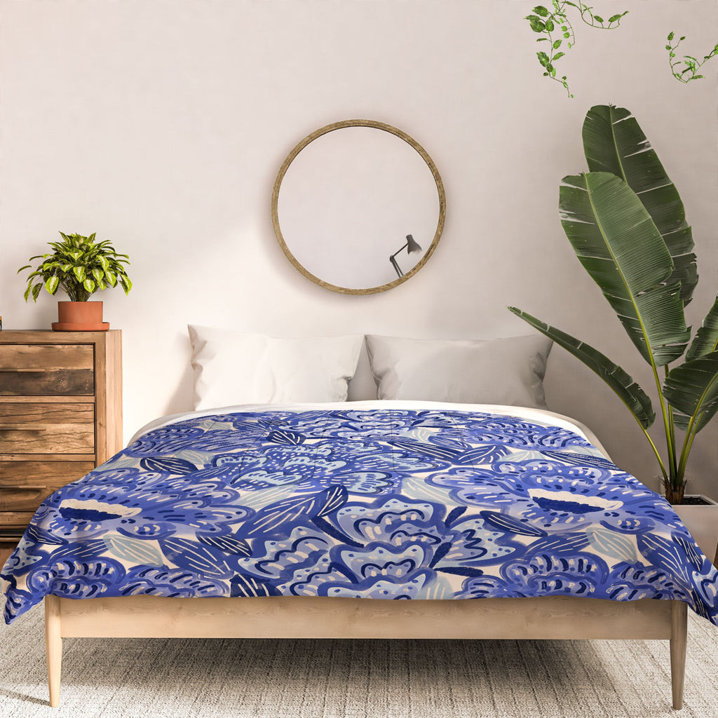 carriecantwell French Country Blue Floral Comforter