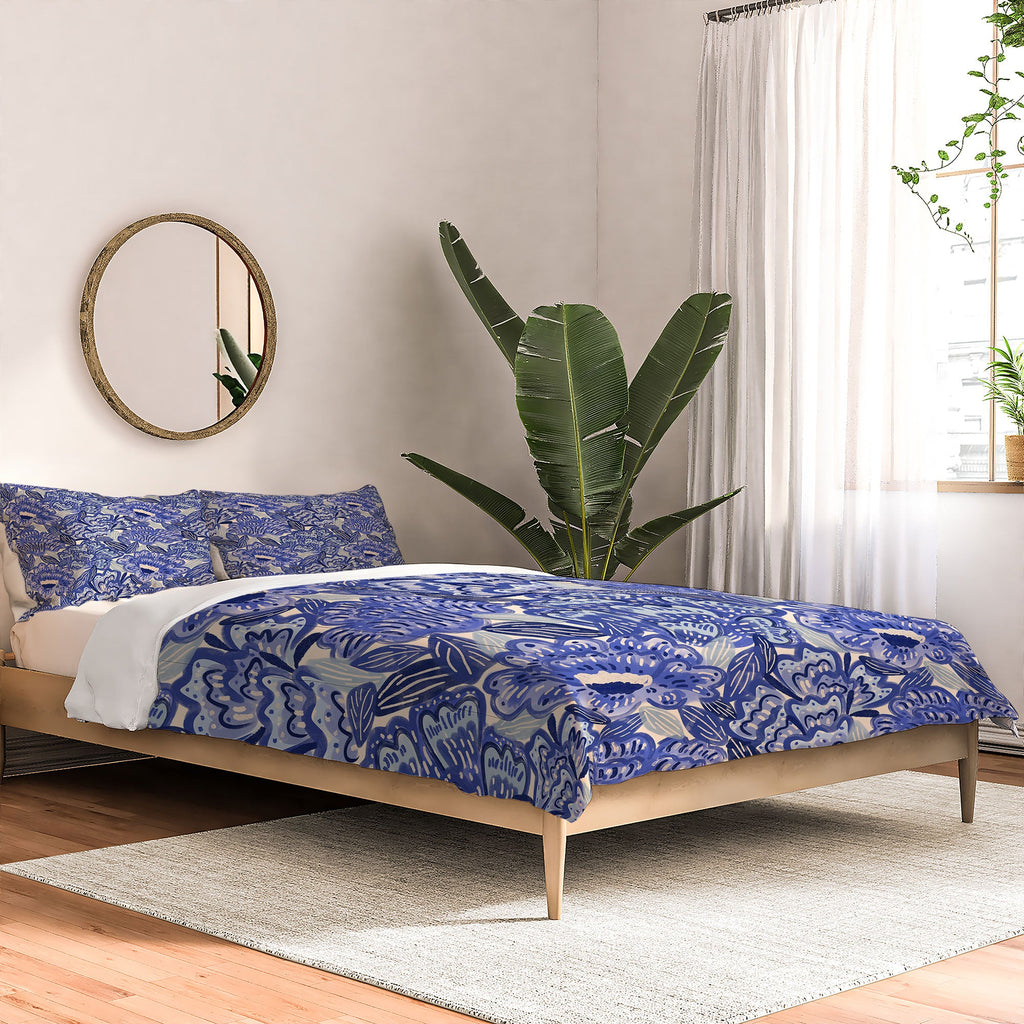 carriecantwell French Country Blue Floral Comforter