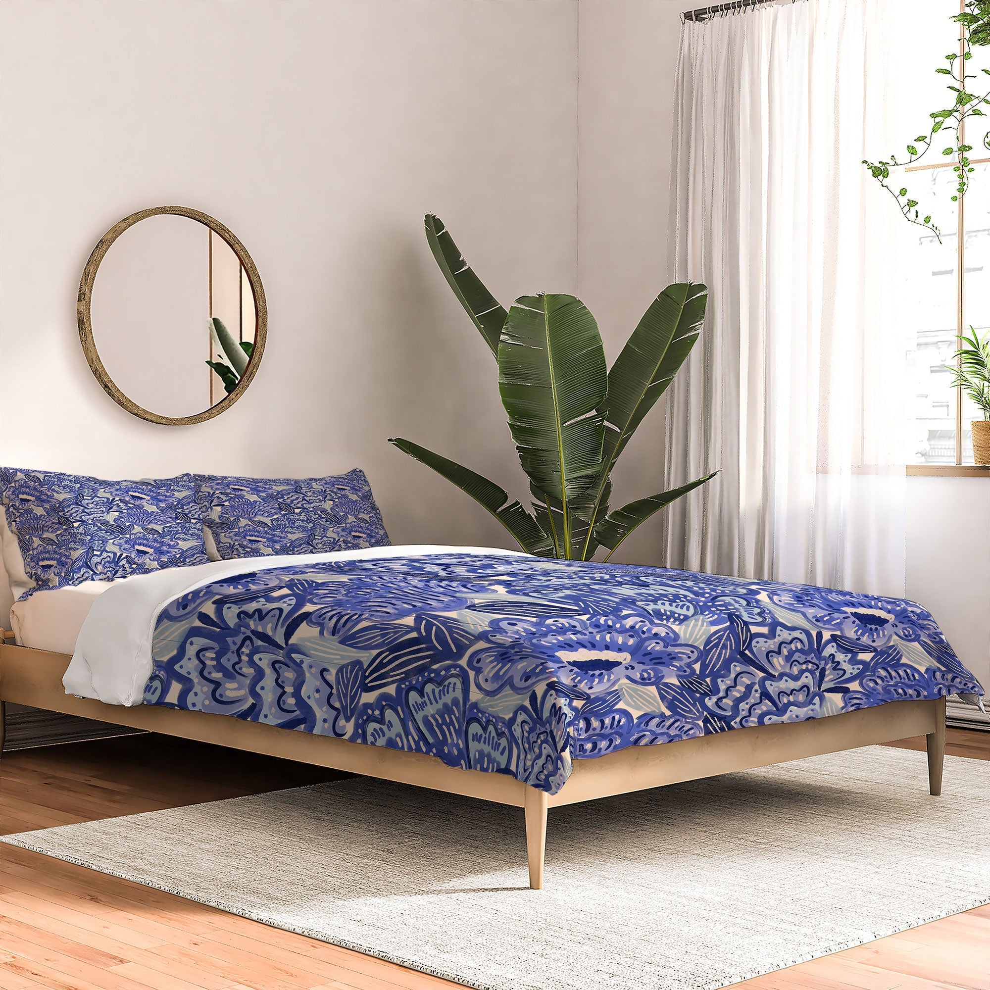 carriecantwell French Country Blue Floral Comforter